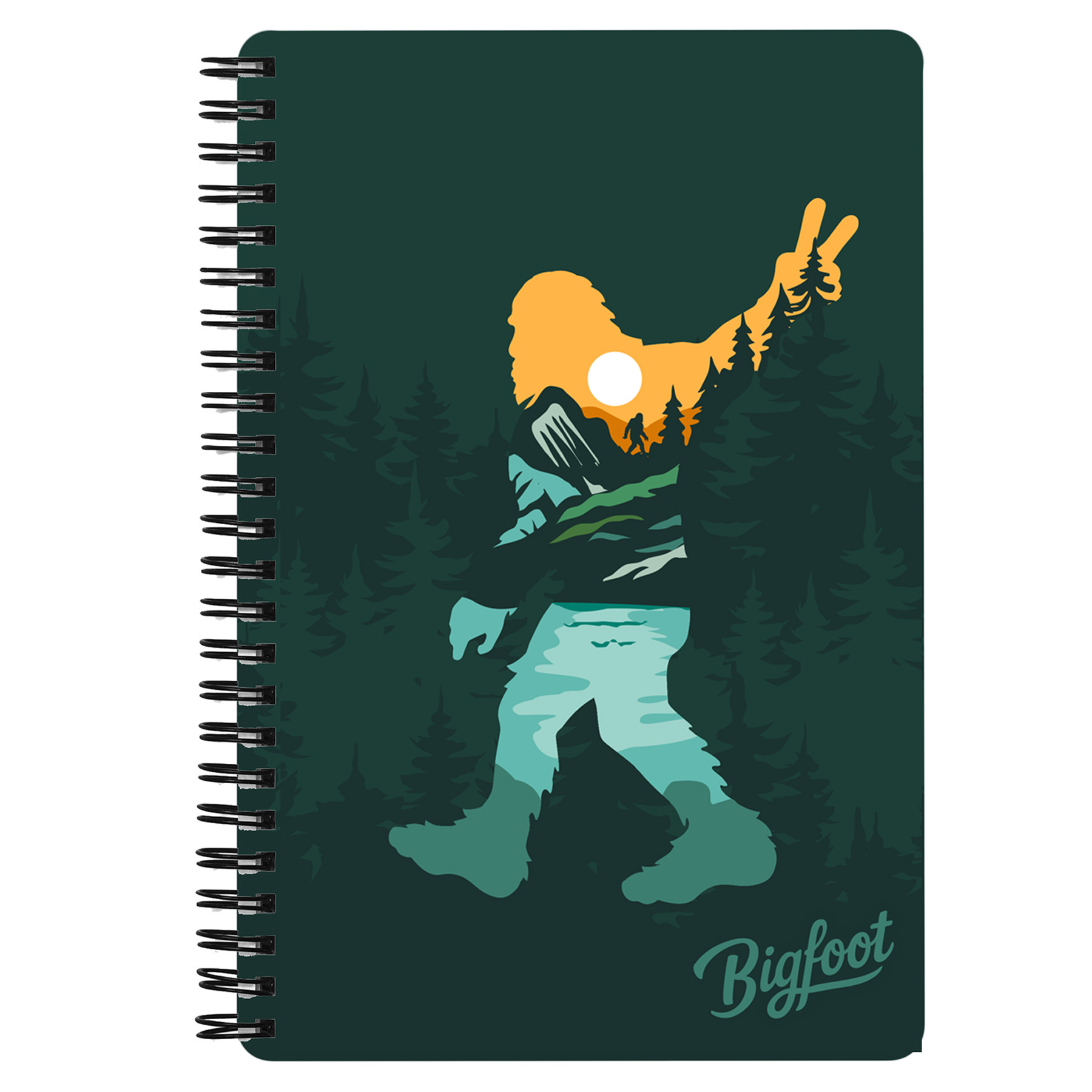 BIGFOOT PEACE NOTEBOOK