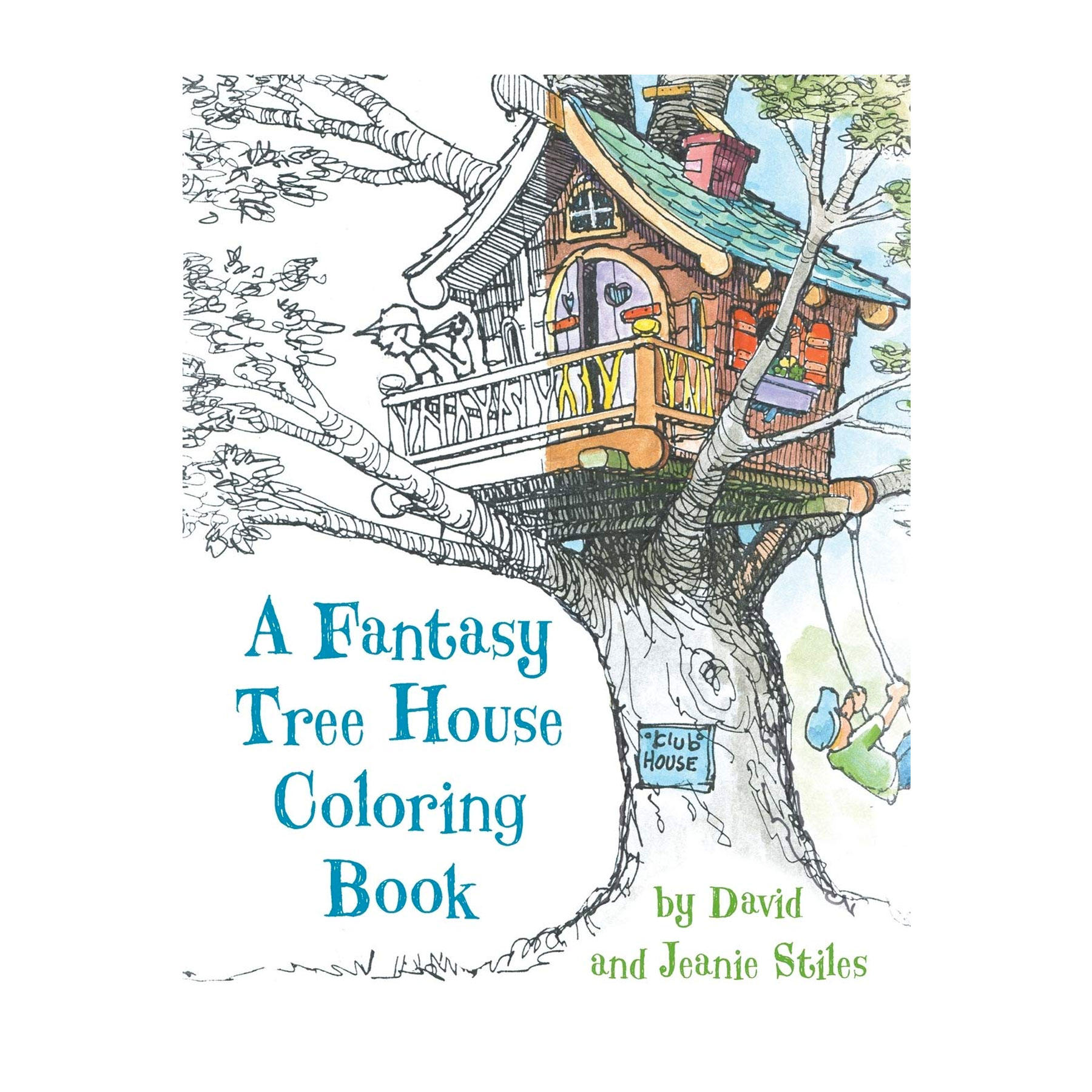 FANTASY TREE HOUSE COLORING BOOK