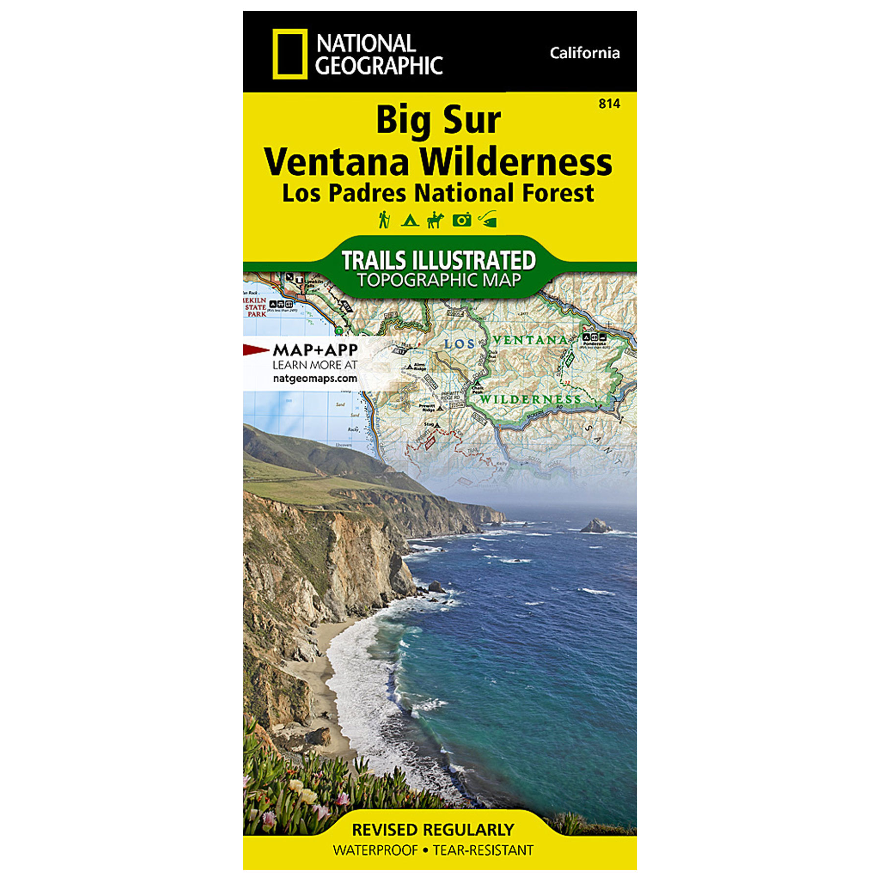 BIG SUR VENTANA MAP