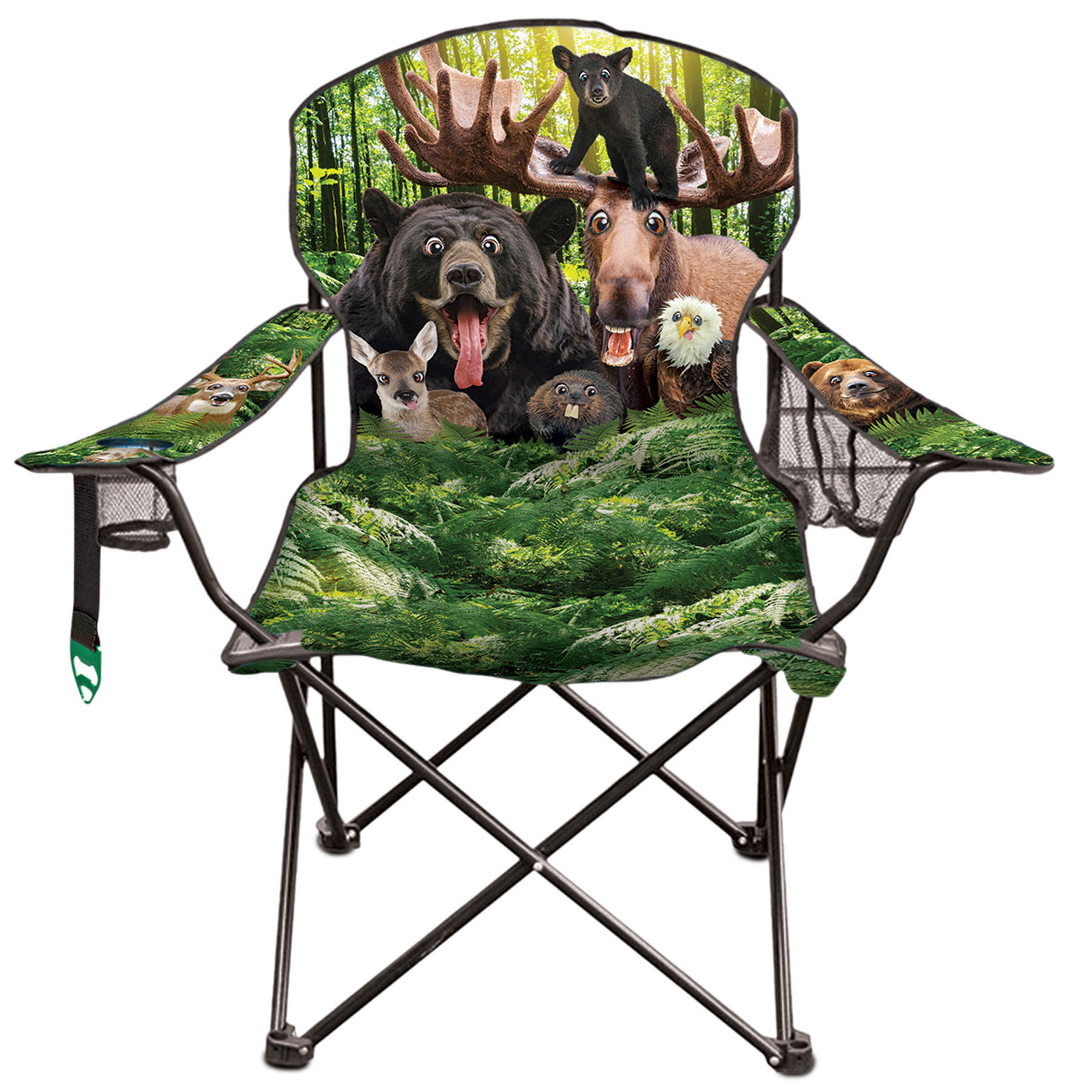 WILDLIFE SELFIE ADULT ARM CHAIR