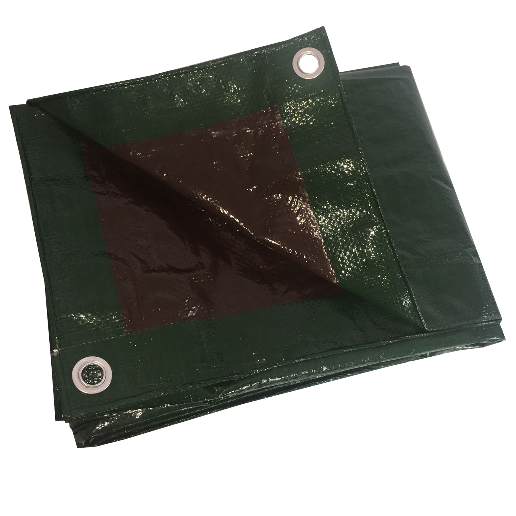 TARP POLY 8'X10' GREEN/BROWN