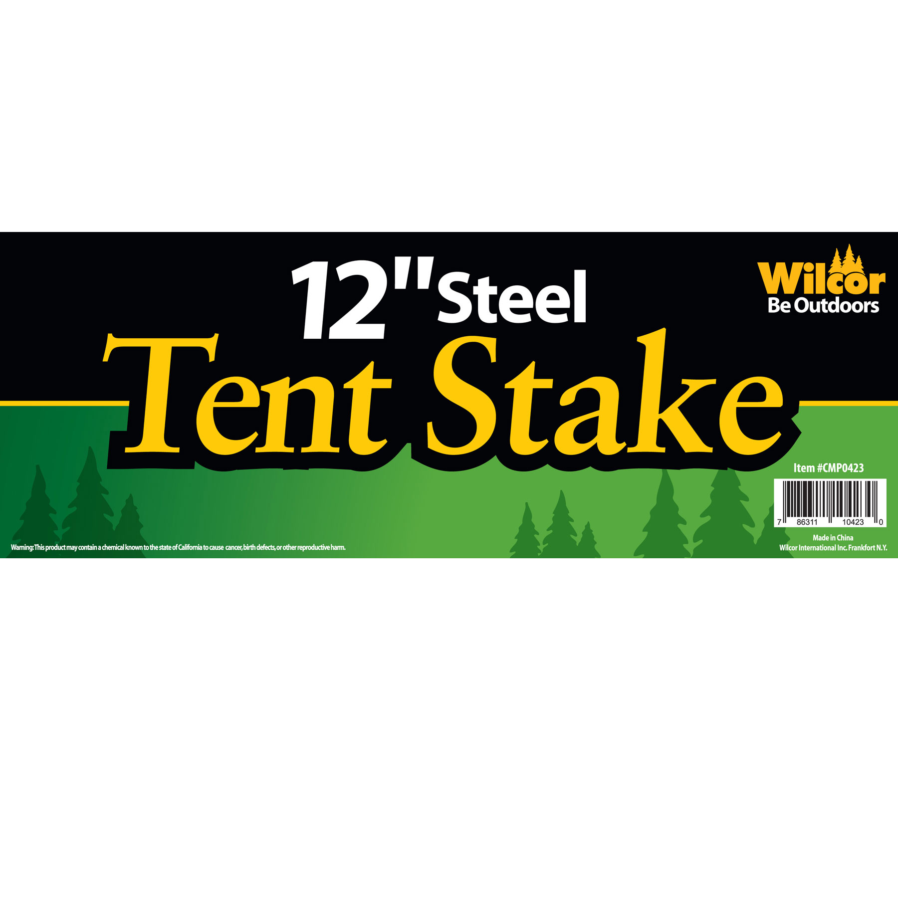 {L} TENT STAKES STEEL 12