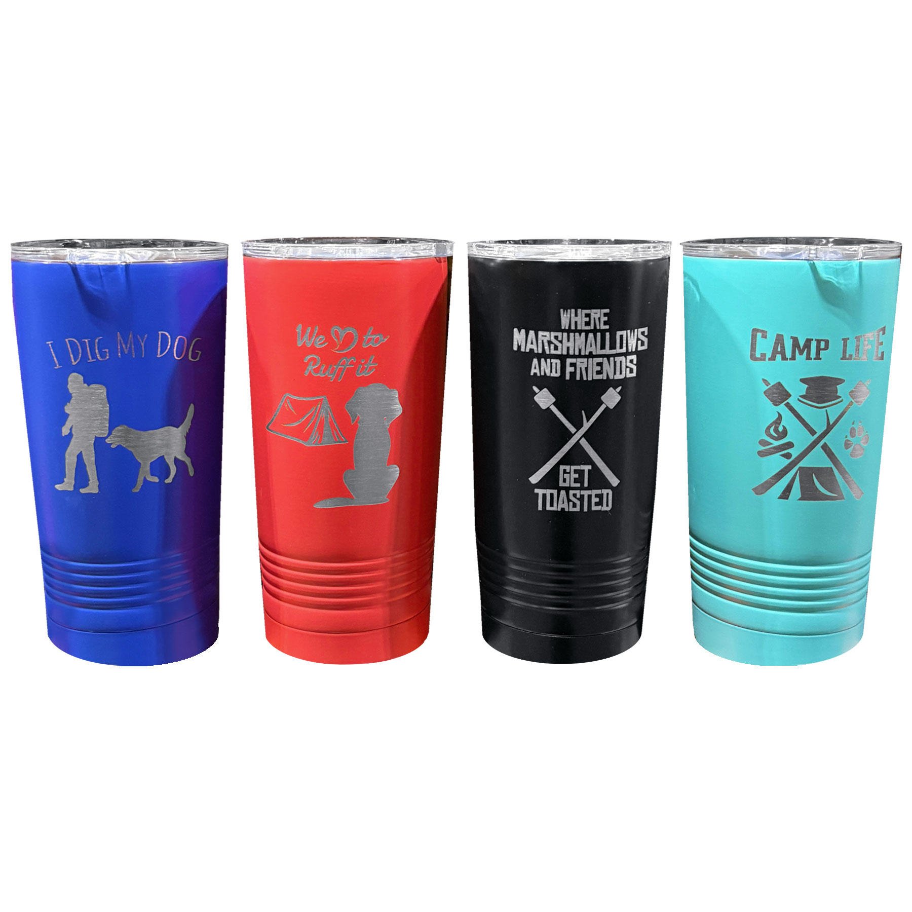 CAMPER SAYING VACUUM BOTTLE ASST 12/DS