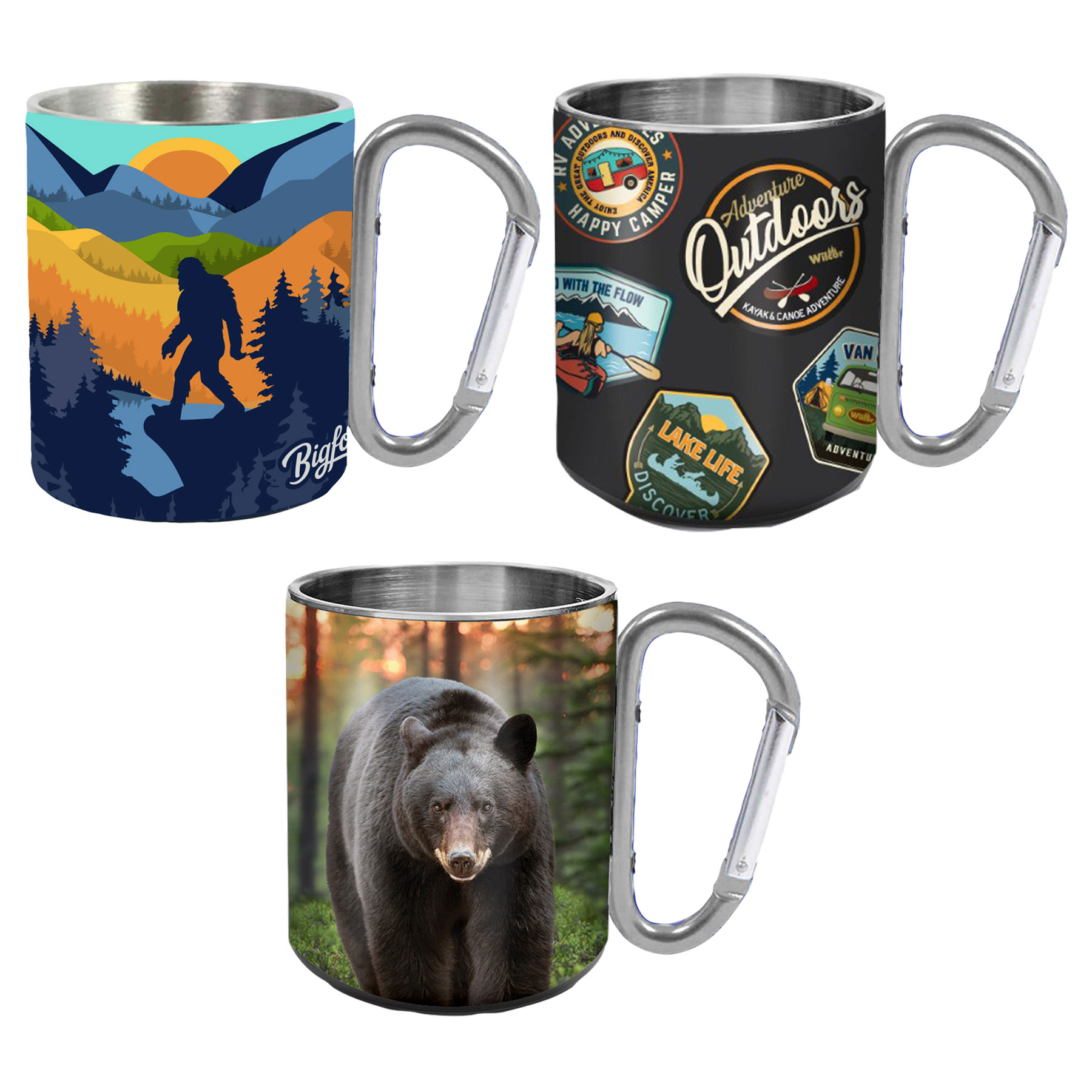 CARABINER MUG ASST DESIGNS 36/DS