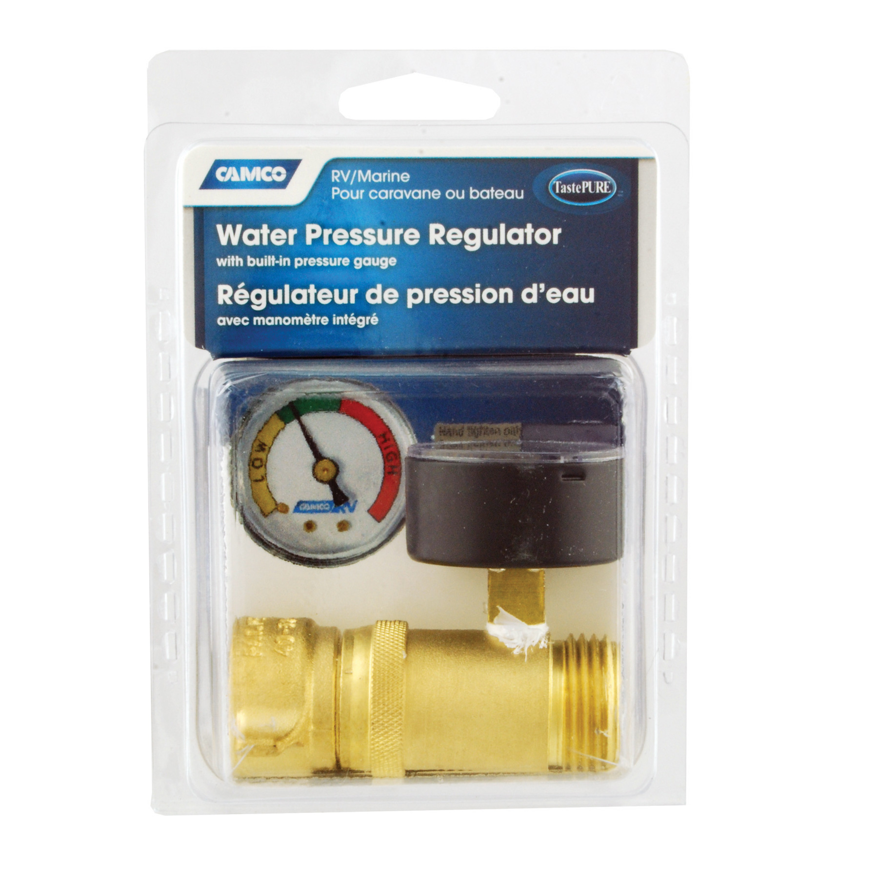 WATER PRESS REG BRASS W/ GAUGE