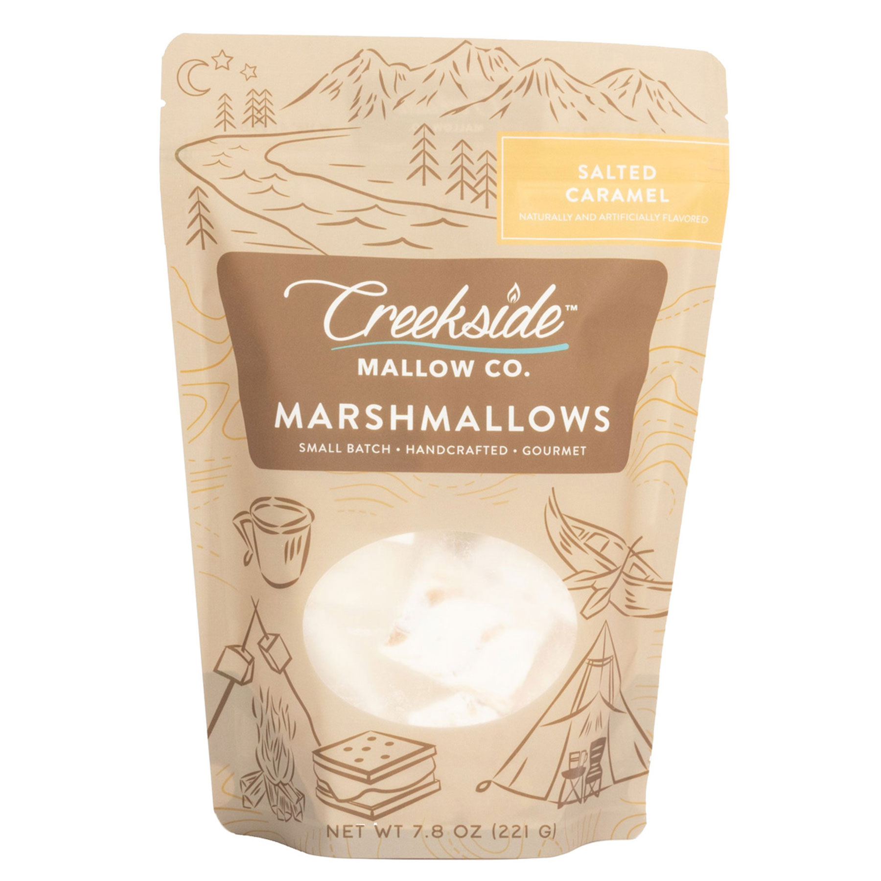 SALTED CARAMEL MARSHMALLOWS 3.9OZ 12/CS