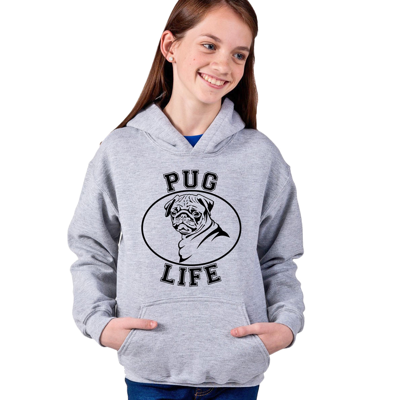 CUSTOM YOUTH HOODED SWEATSHIRT