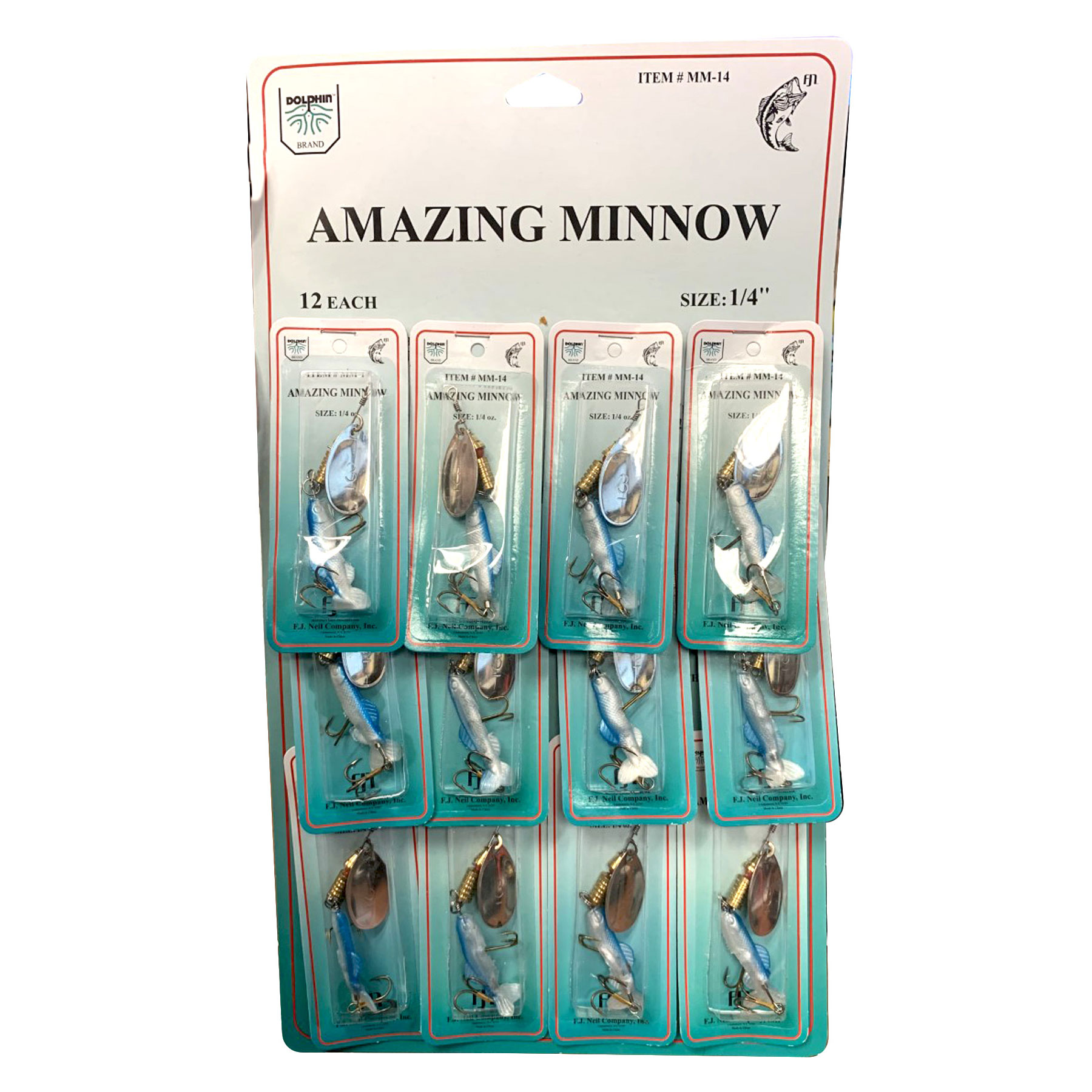 AMAZING MINNOW SPIN 12 CD BLUE