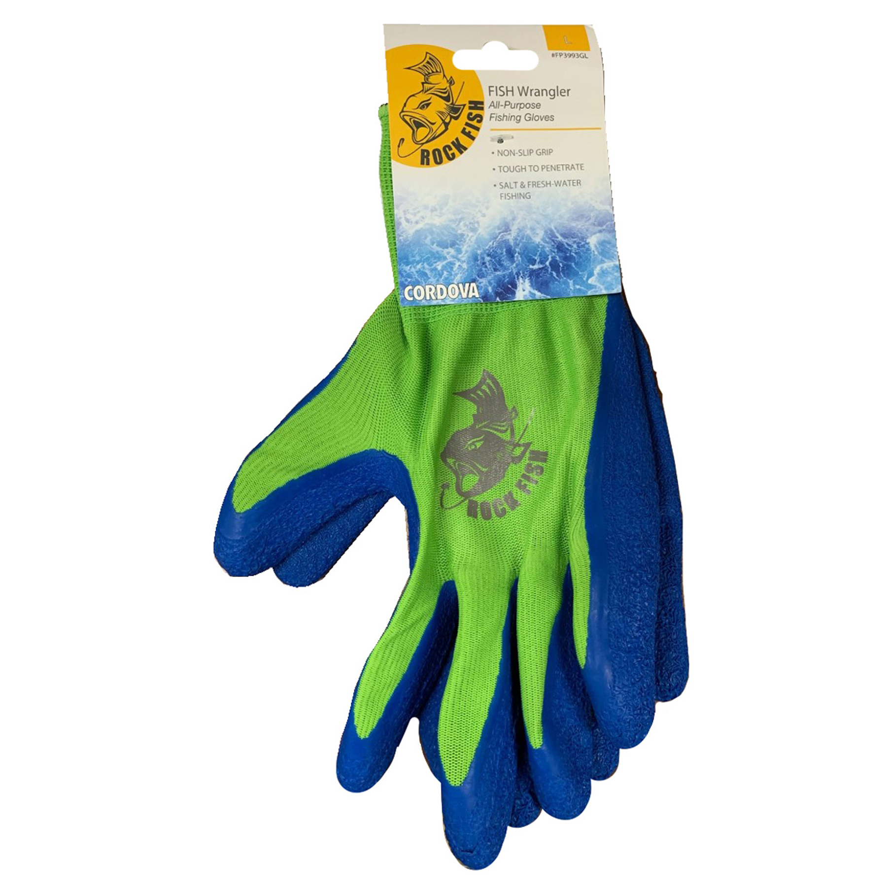 FISH WRANGLER FISHING GLOVE LG