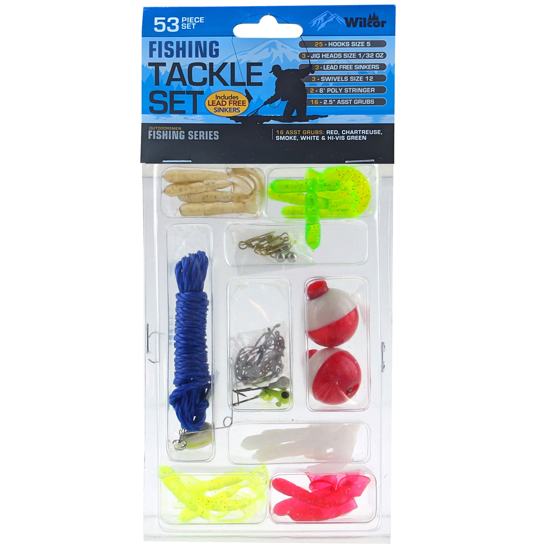 FISHING TACKLE SET 53PC