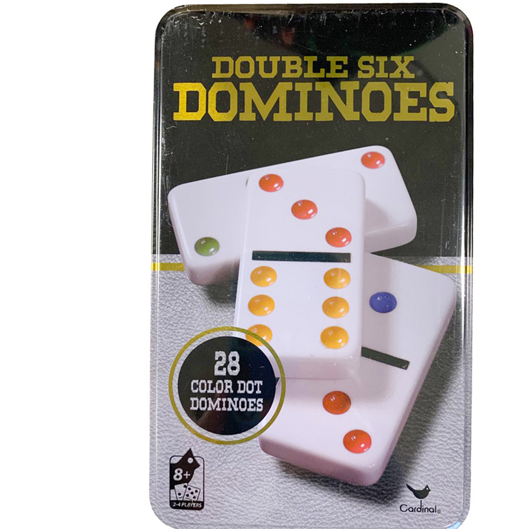 DOMINO DOUBLE 6 IN A TIN