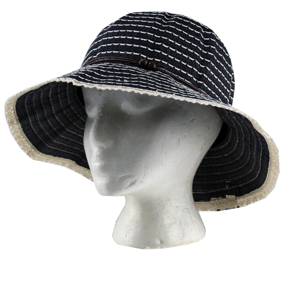 LADIES STITCH TRIM BKT HAT ASST 6/BX