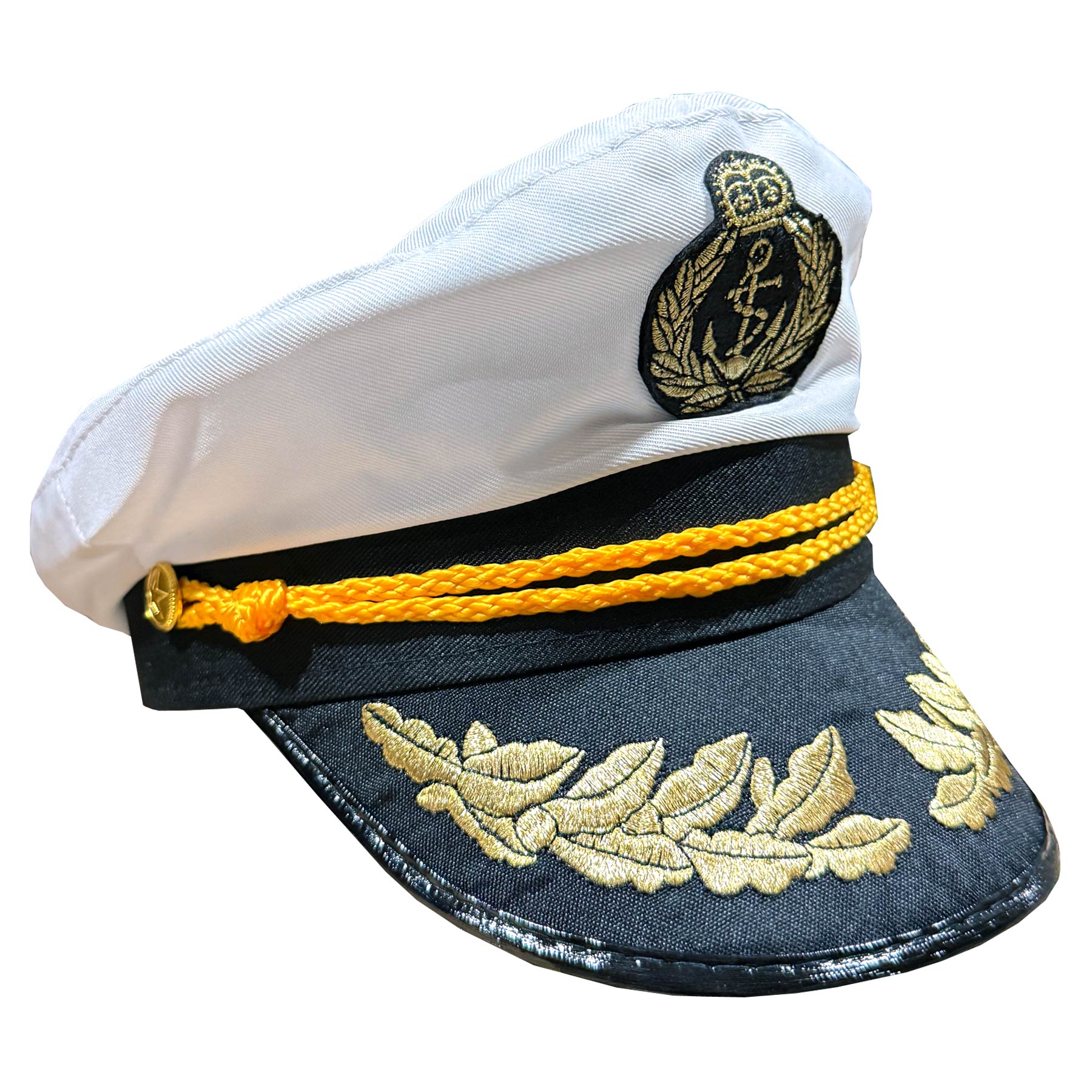 CAPTAIN HAT WHITE ADULT