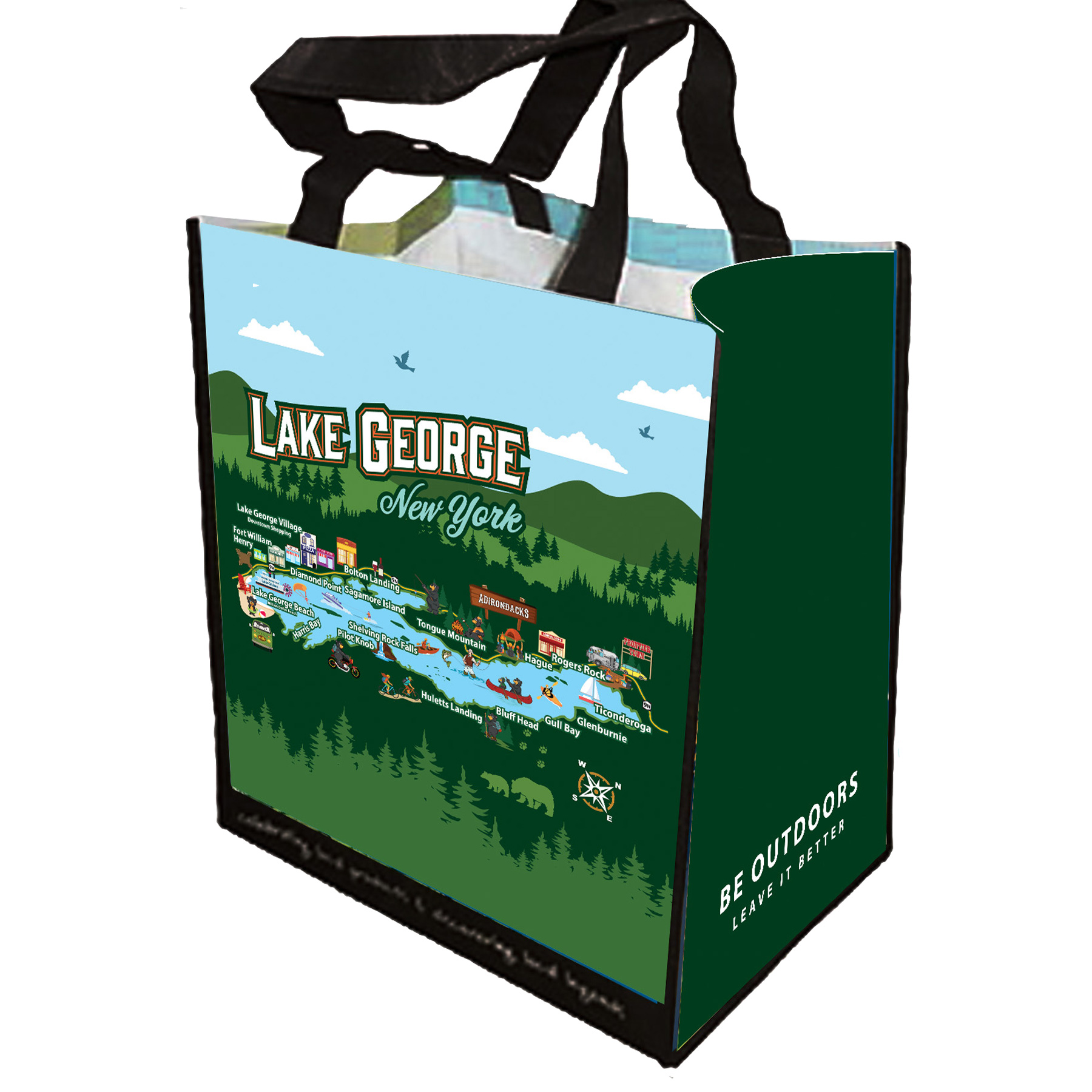 LG MAP SHOPPING BAG