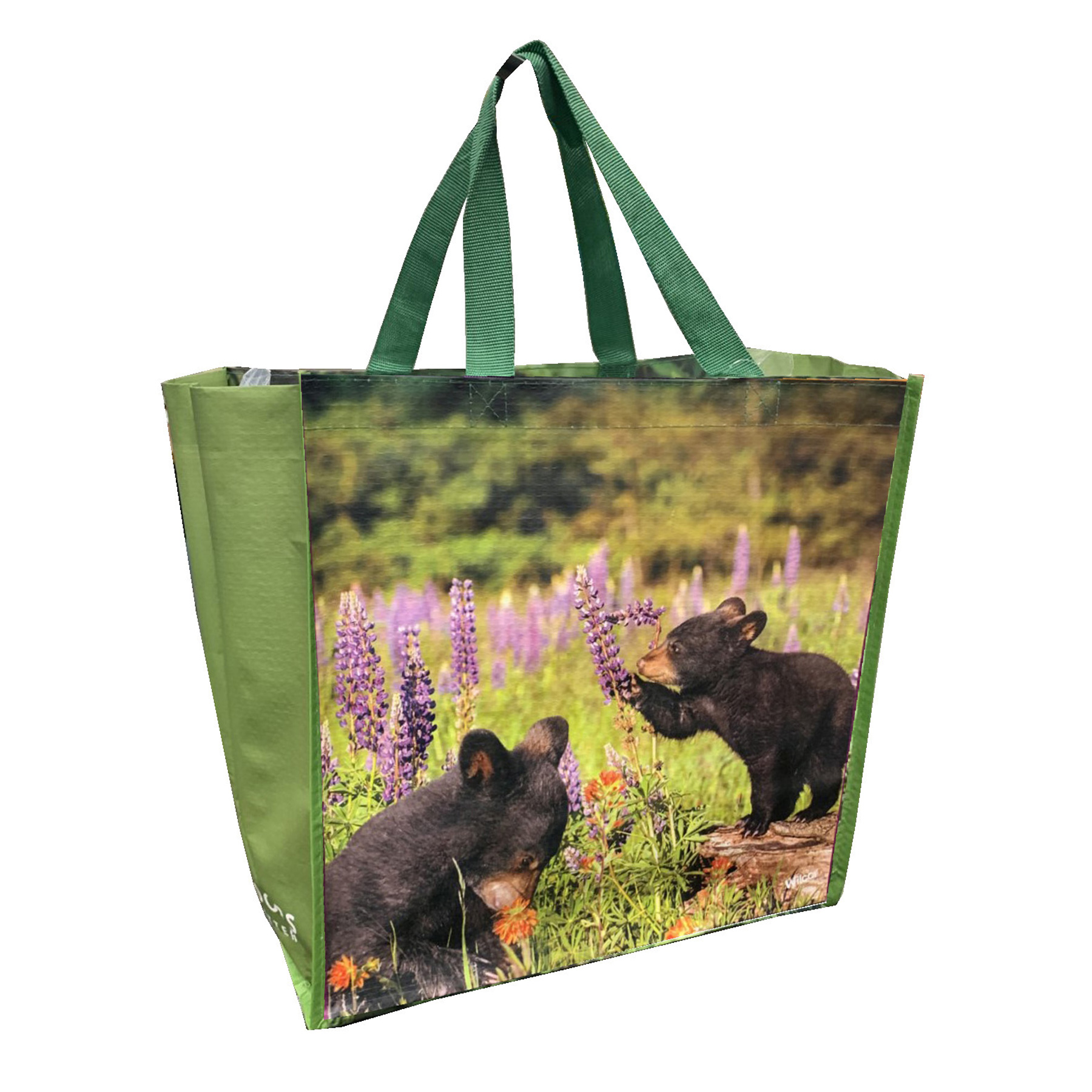 BLACK BEAR SHOPPING BAG