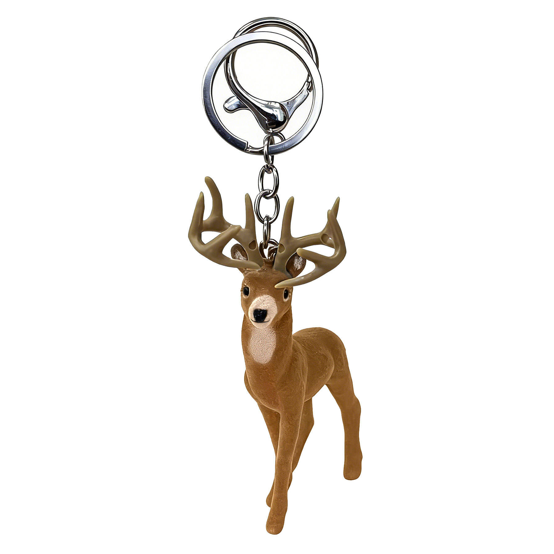 FLOCKED KEYCHAIN BUCK 32/DS