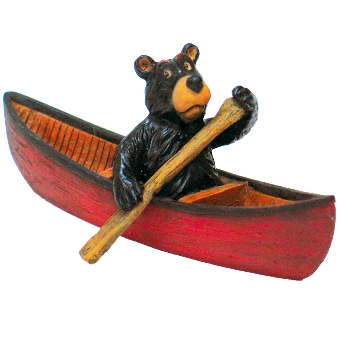 WILLIE BEAR PADDLING CANOE 4