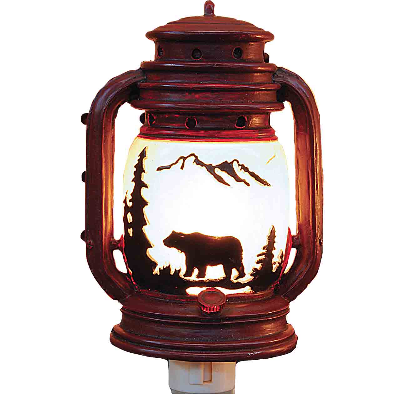 NIGHT LIGHT LANTERN W/ BEAR