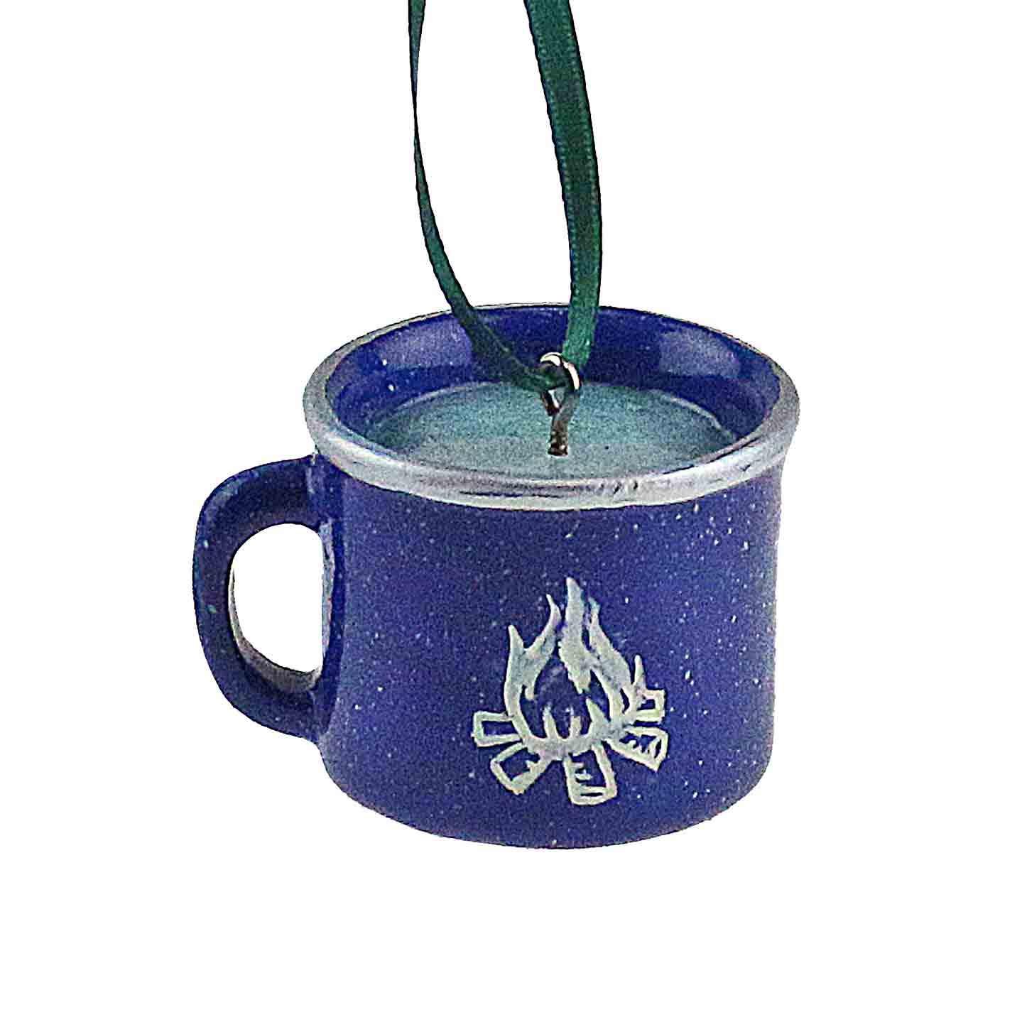 BLUE MUG W/FIRE ORNAMENT 12/BX