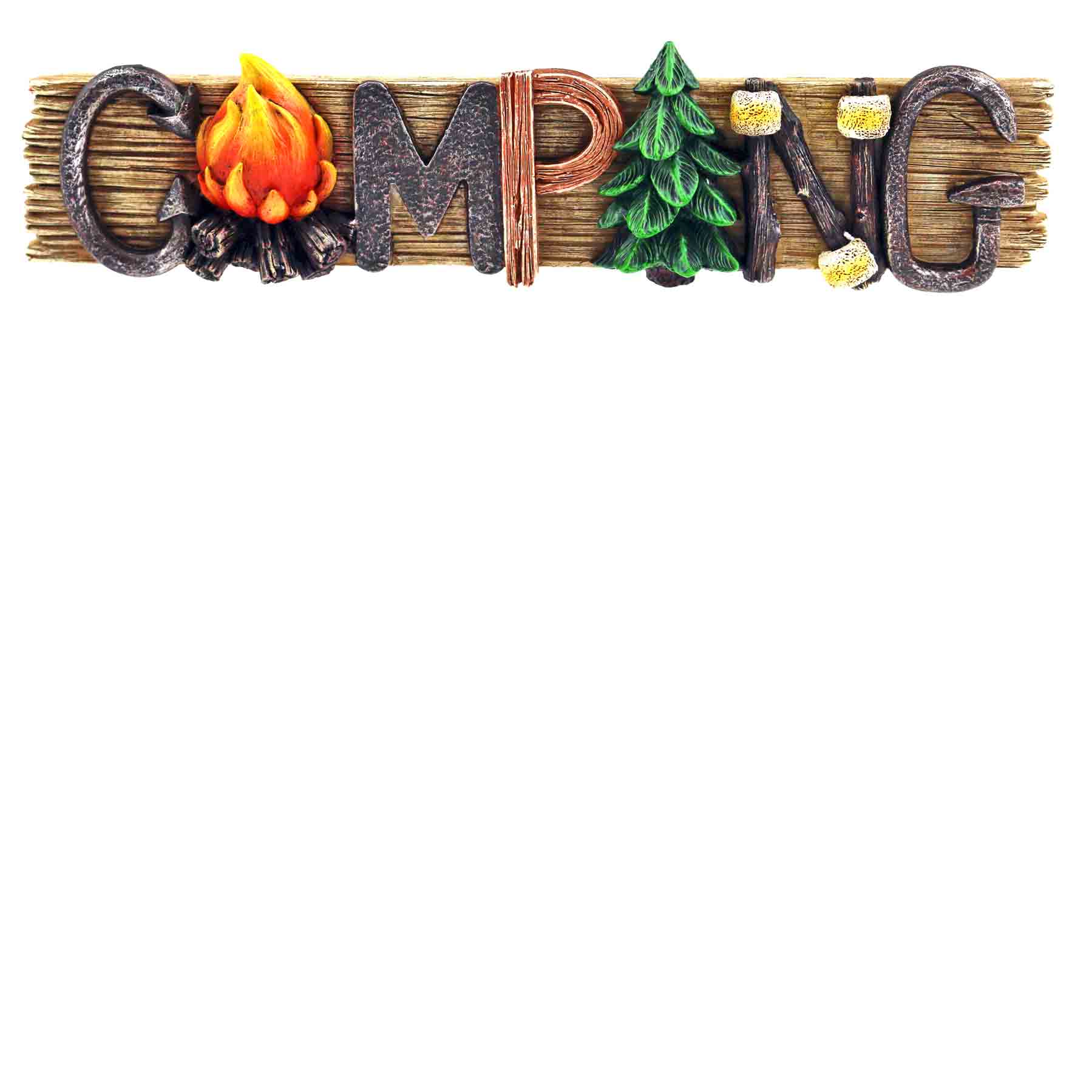 CAMPING WORDS WALL SIGN