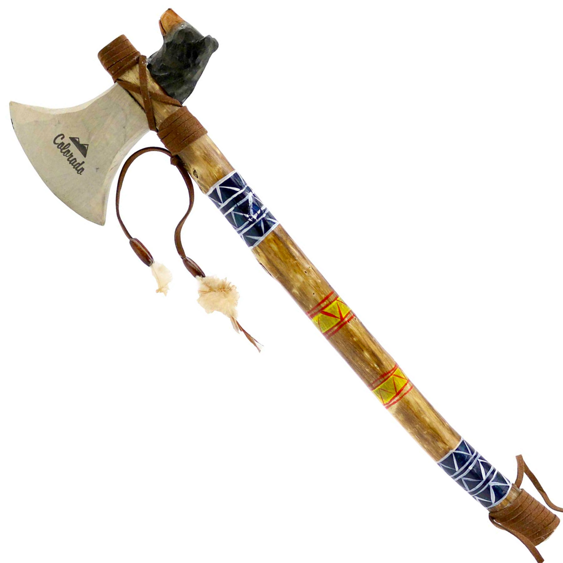 TOMAHAWK WOOD CARVED ASST COLORADO