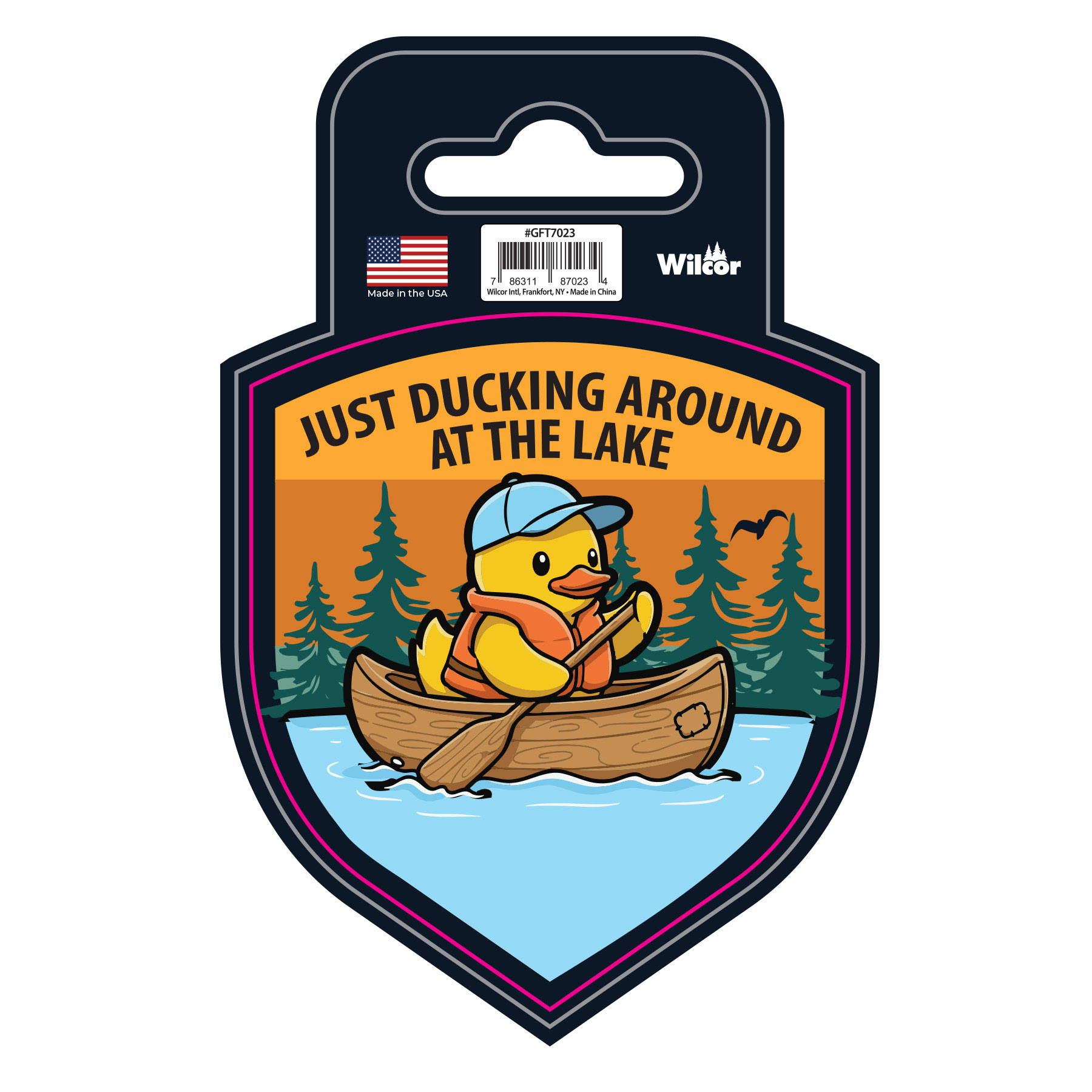 DUCK AT LAKE STICKER 3