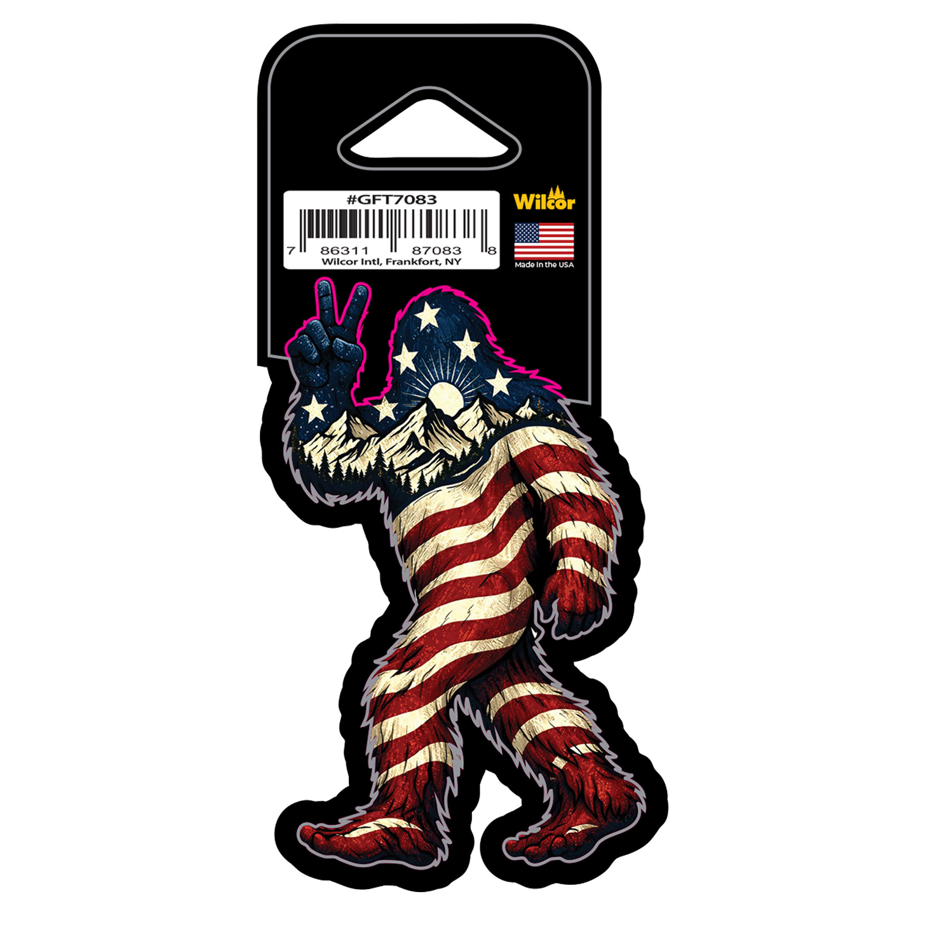 AMERICA 250 BIGFOOT PEACE STICKER 3