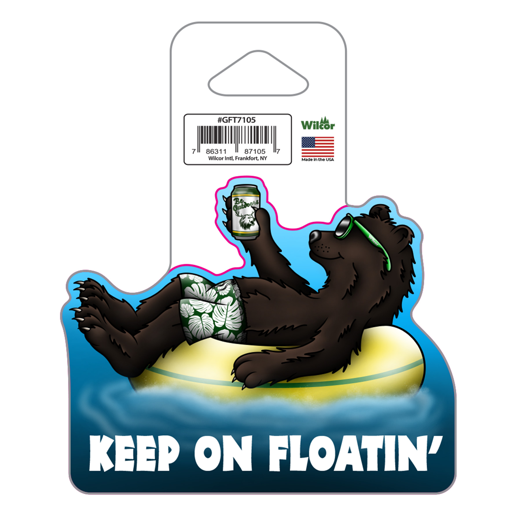 BEAR TUBING W DRINK STICKER 3