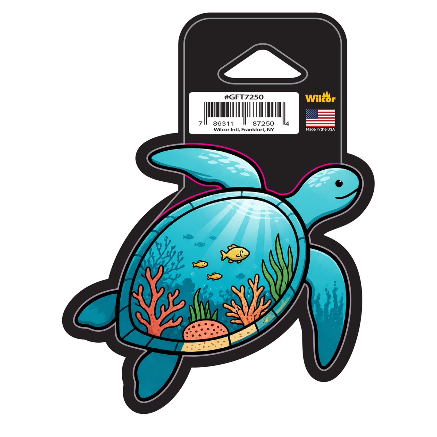 SEA TURTLE OCEAN SCENE STICKER 3