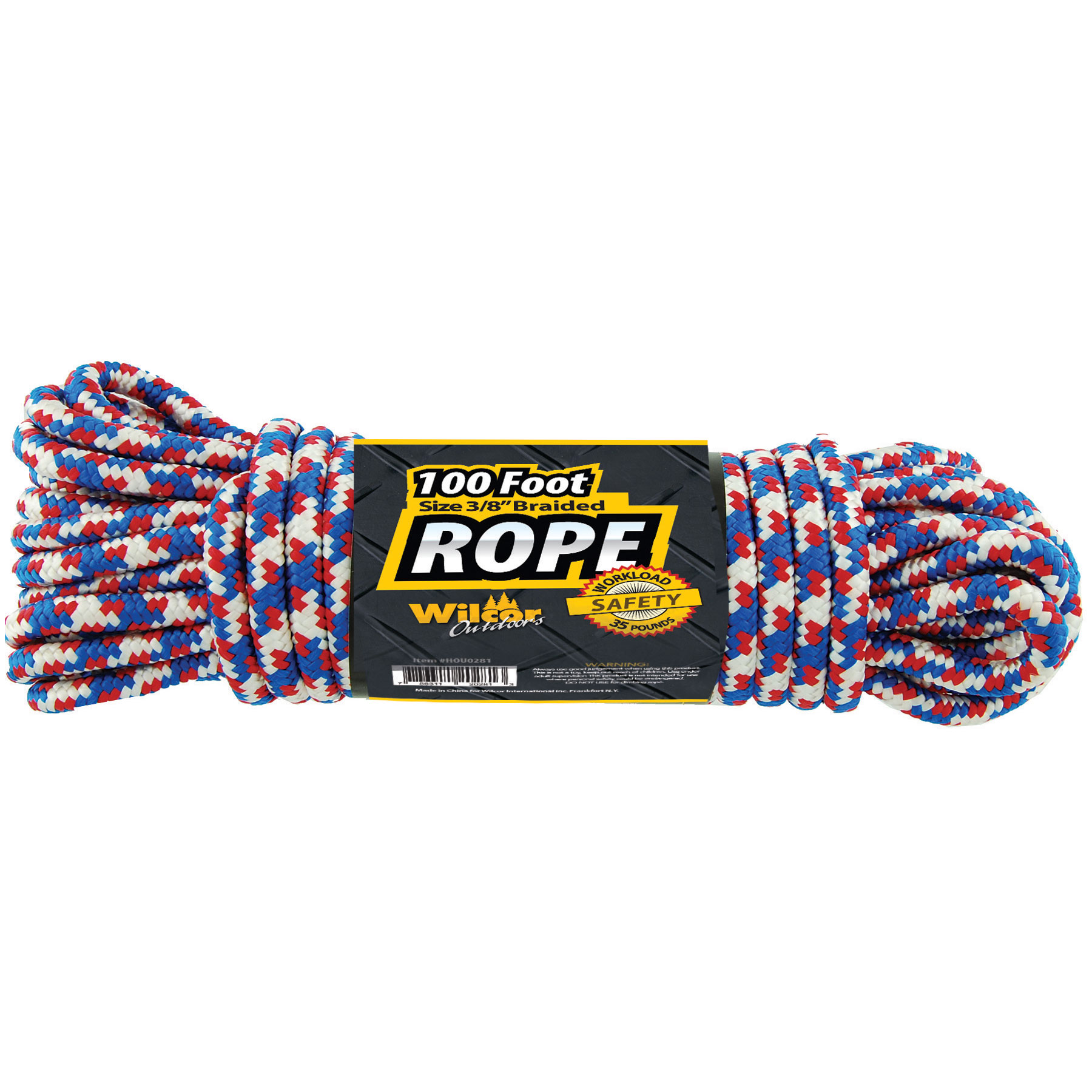 ROPE BRAIDED 3/8