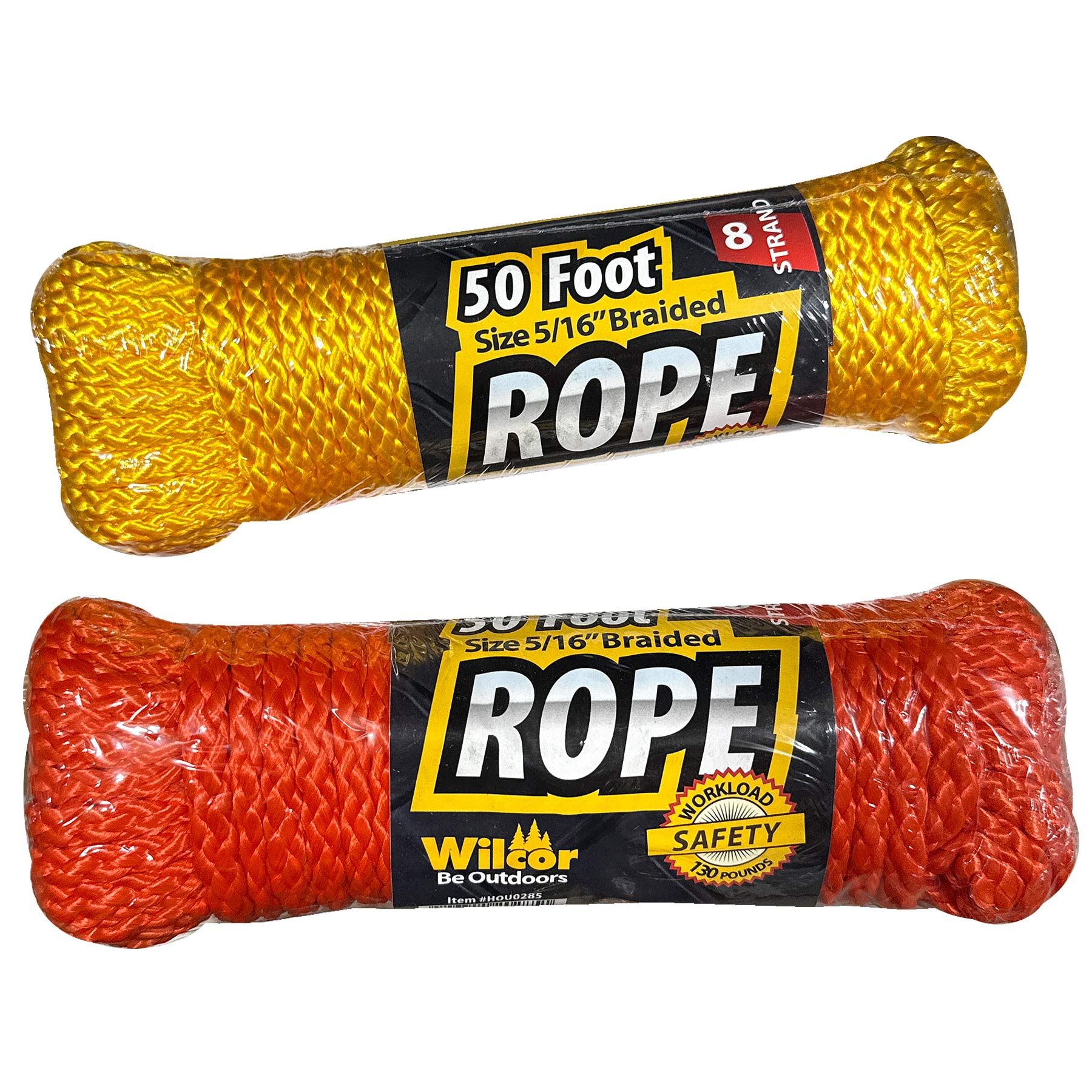 ROPE 8 STRAND BRAIDED 5/16 X 50