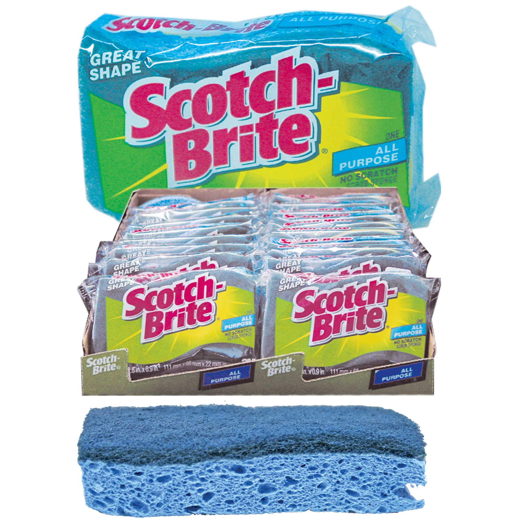 SCOTCH BRITE SOFT SCOUR (BLUE)