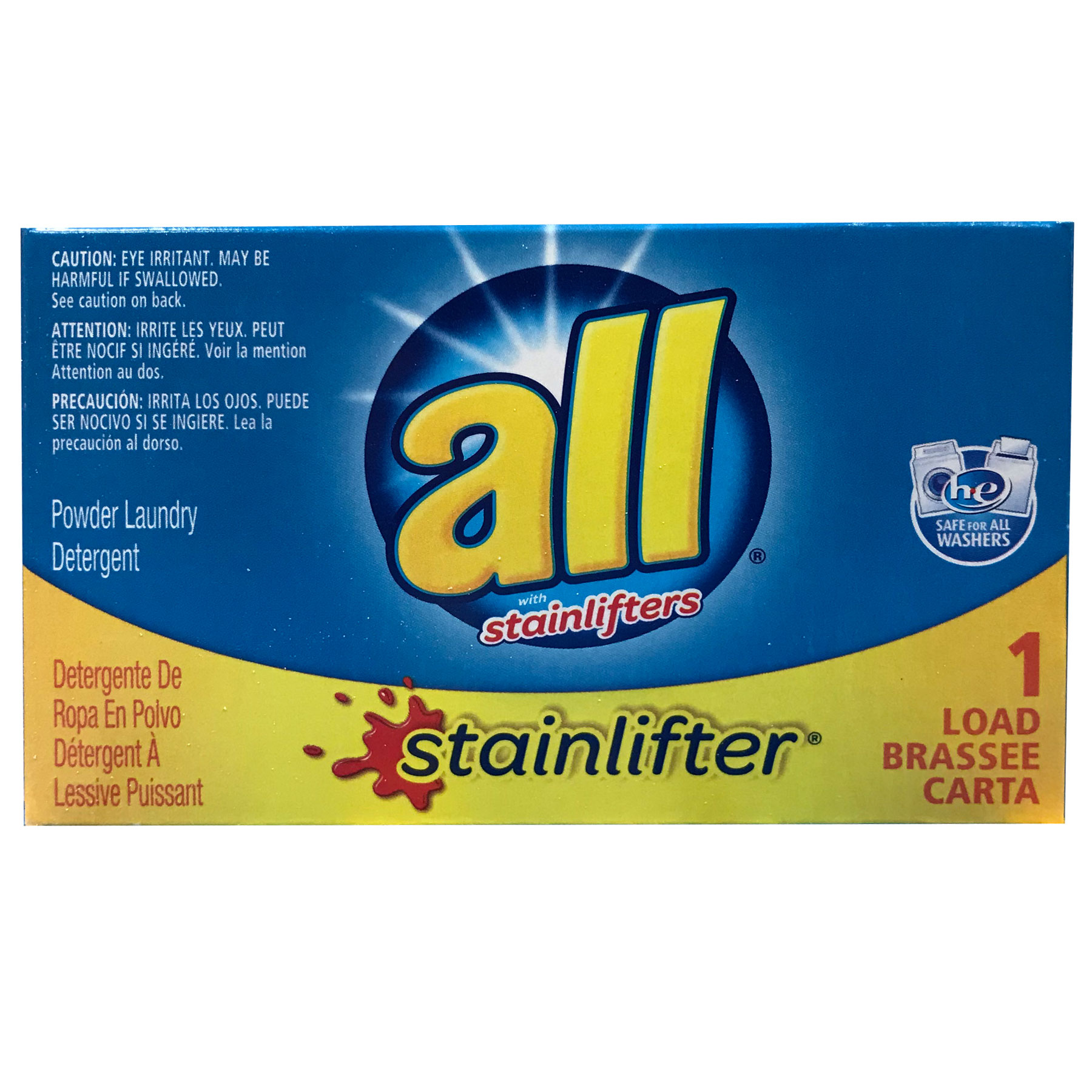 ALL HE LAUNDRY DETERGENT 100/CS