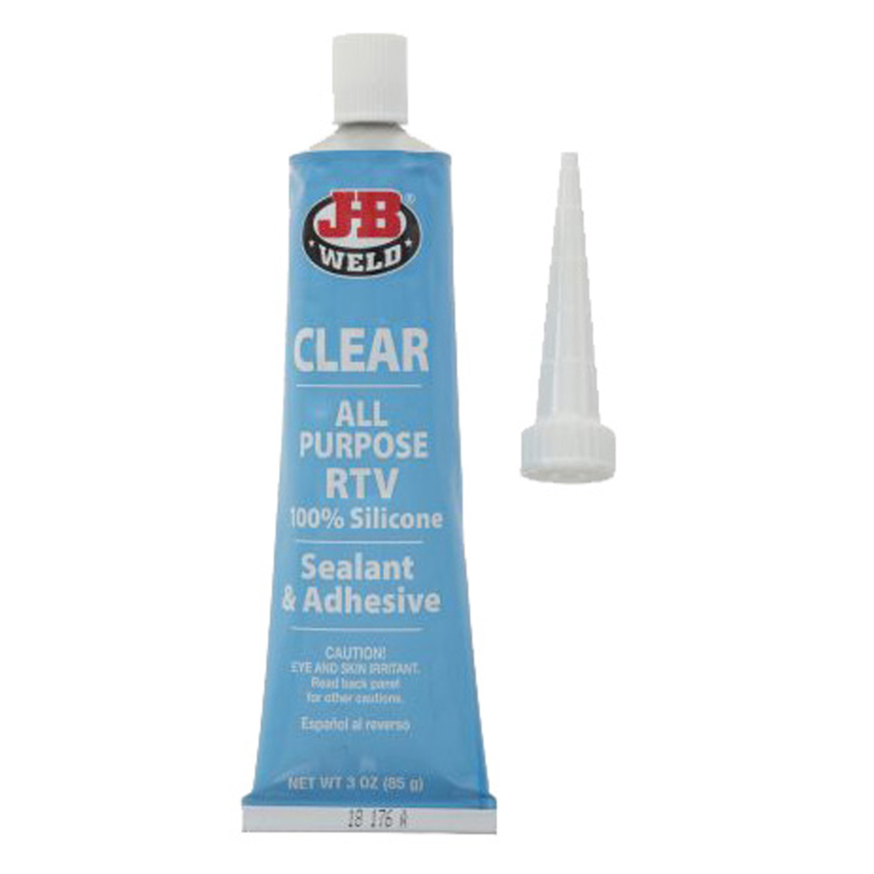 SILICONE 3 OZ CLEAR TUBE