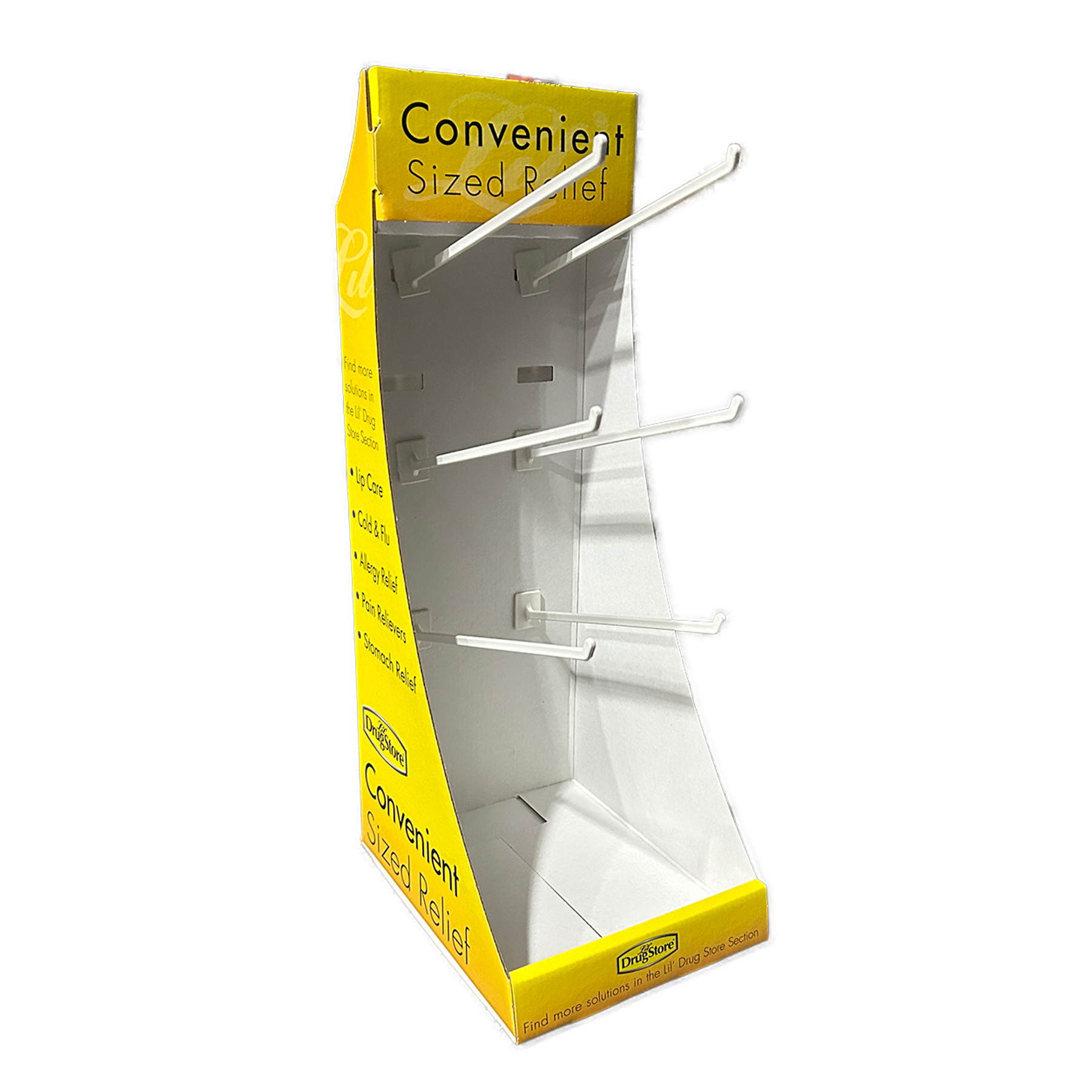 DRUG 6 SKU EMPTY COUNTER RACK