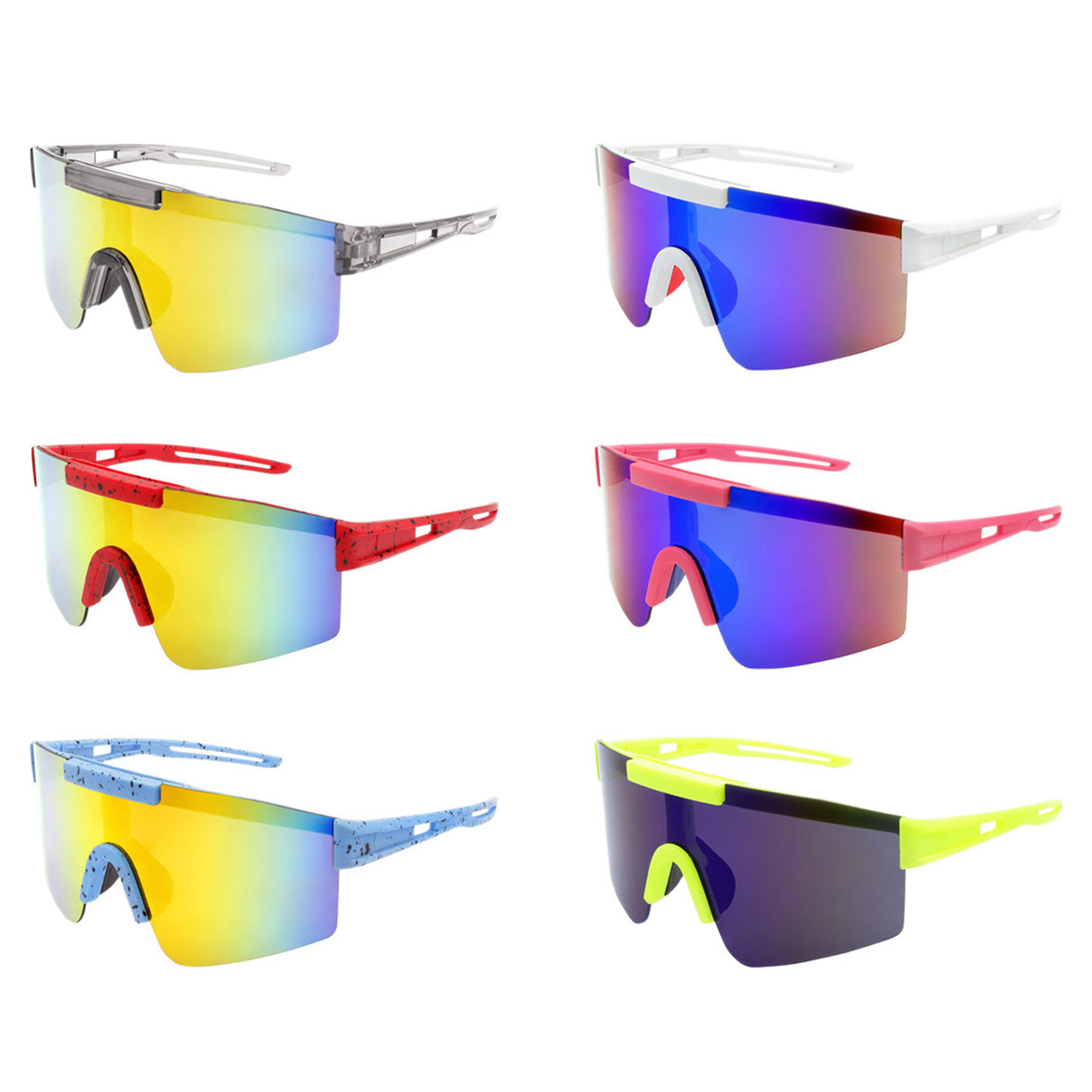 SUNGLASS SPORT COLOR LENS SHIELDS 12/BX