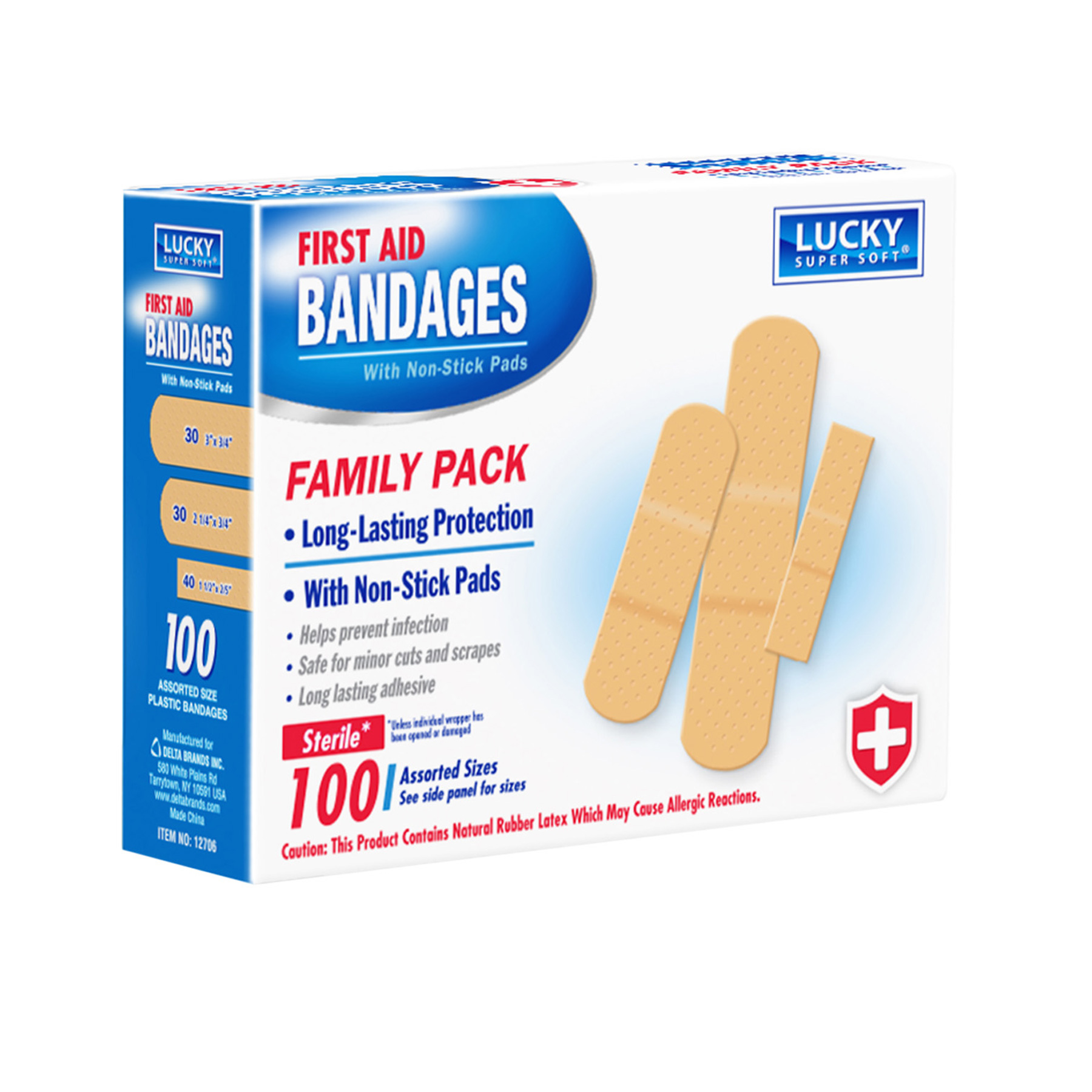 BANDAGES FAMILY PACK 100CT