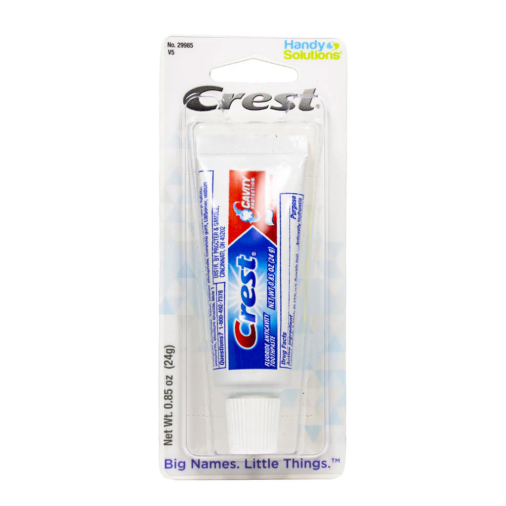 CREST TOOTHPASTE .85 OZ PEGGABLE