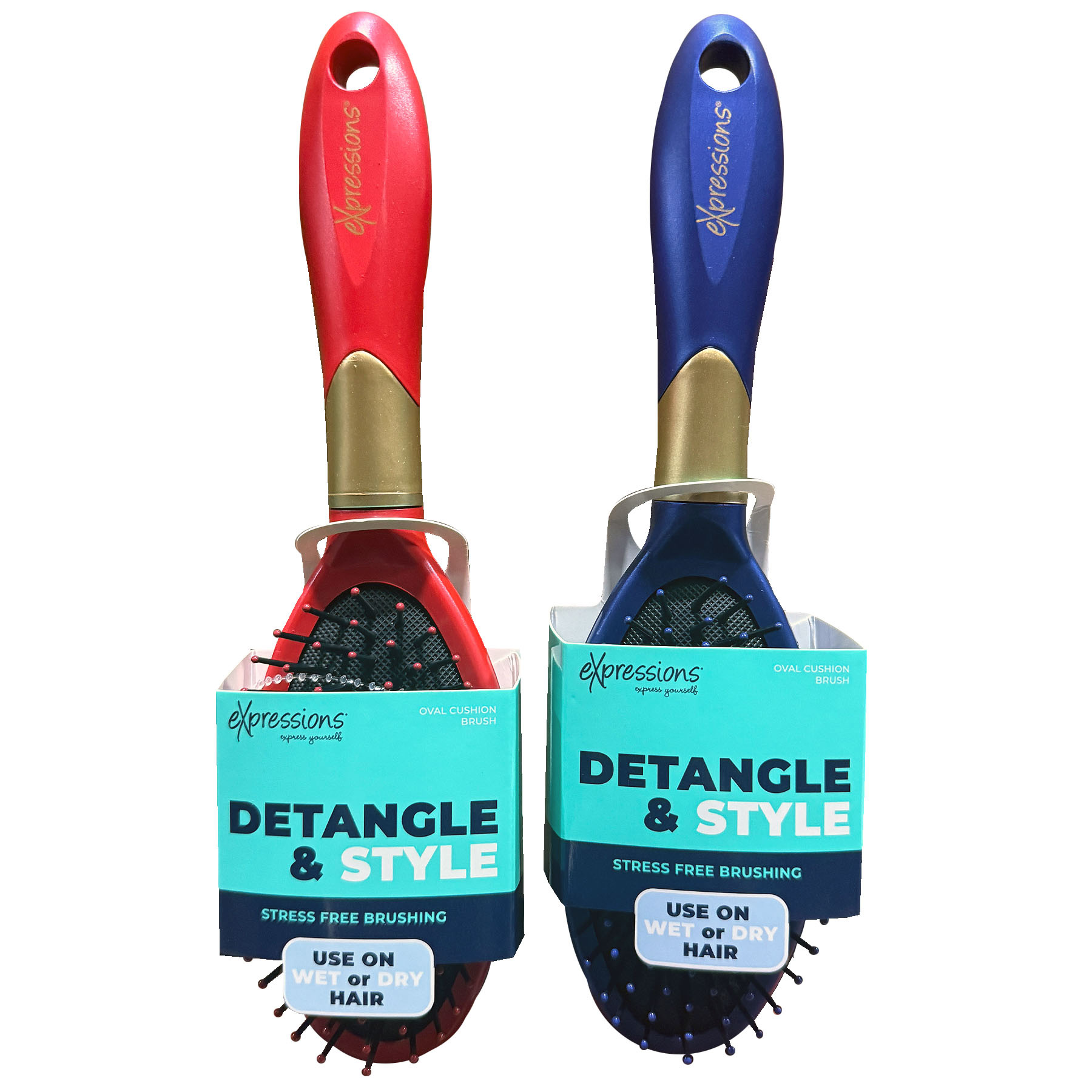OVAL HAIRBRUSH ASST.