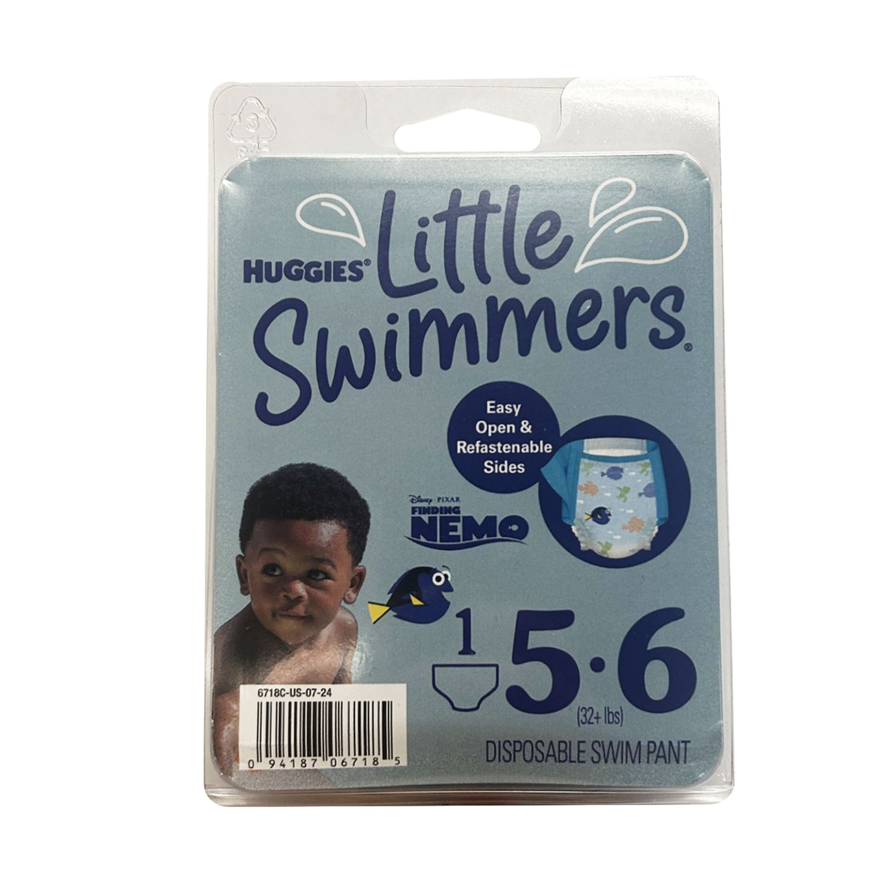 LITTLE SWIMMERS SZ 5-6 LG 1PK DIAPER