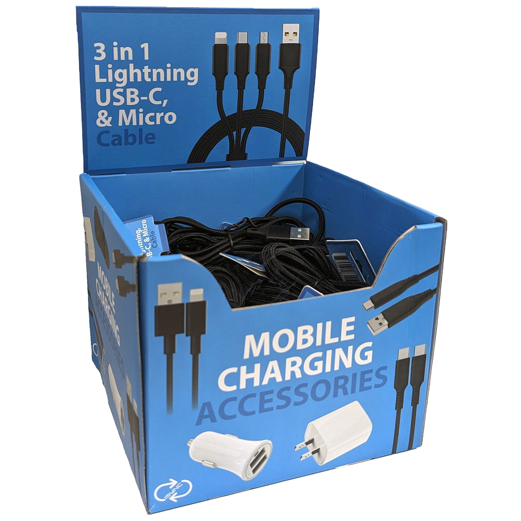 PHONE CABLE 3 IN 1 18/DS