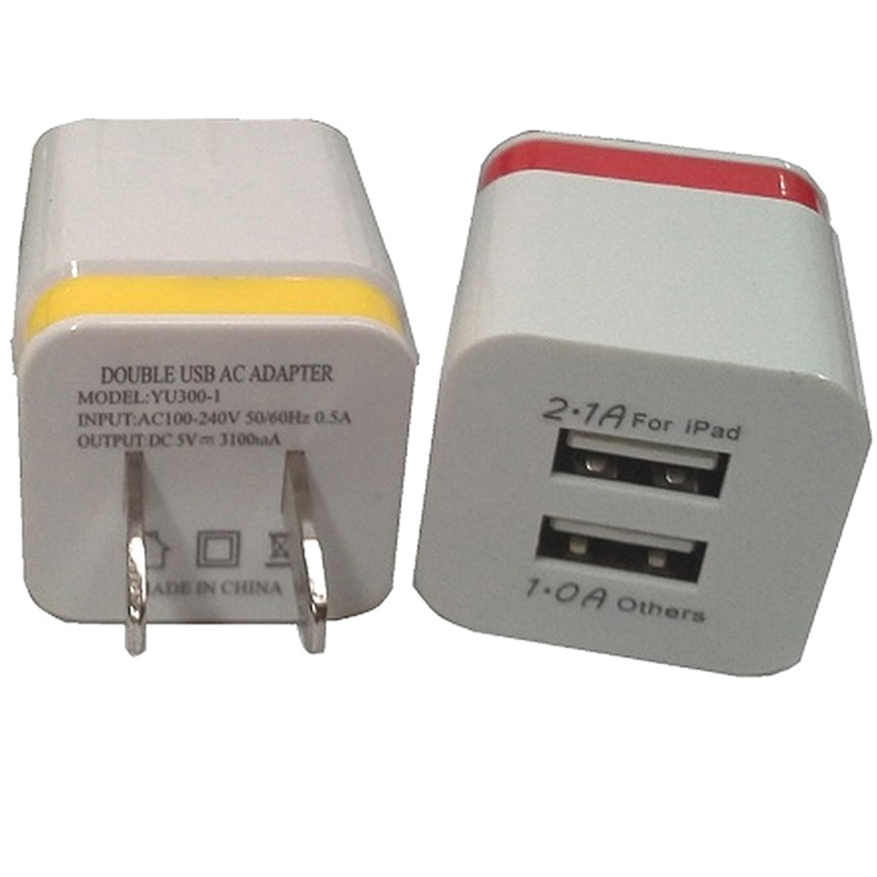 USB WALL CHARGER DUAL 24/TB