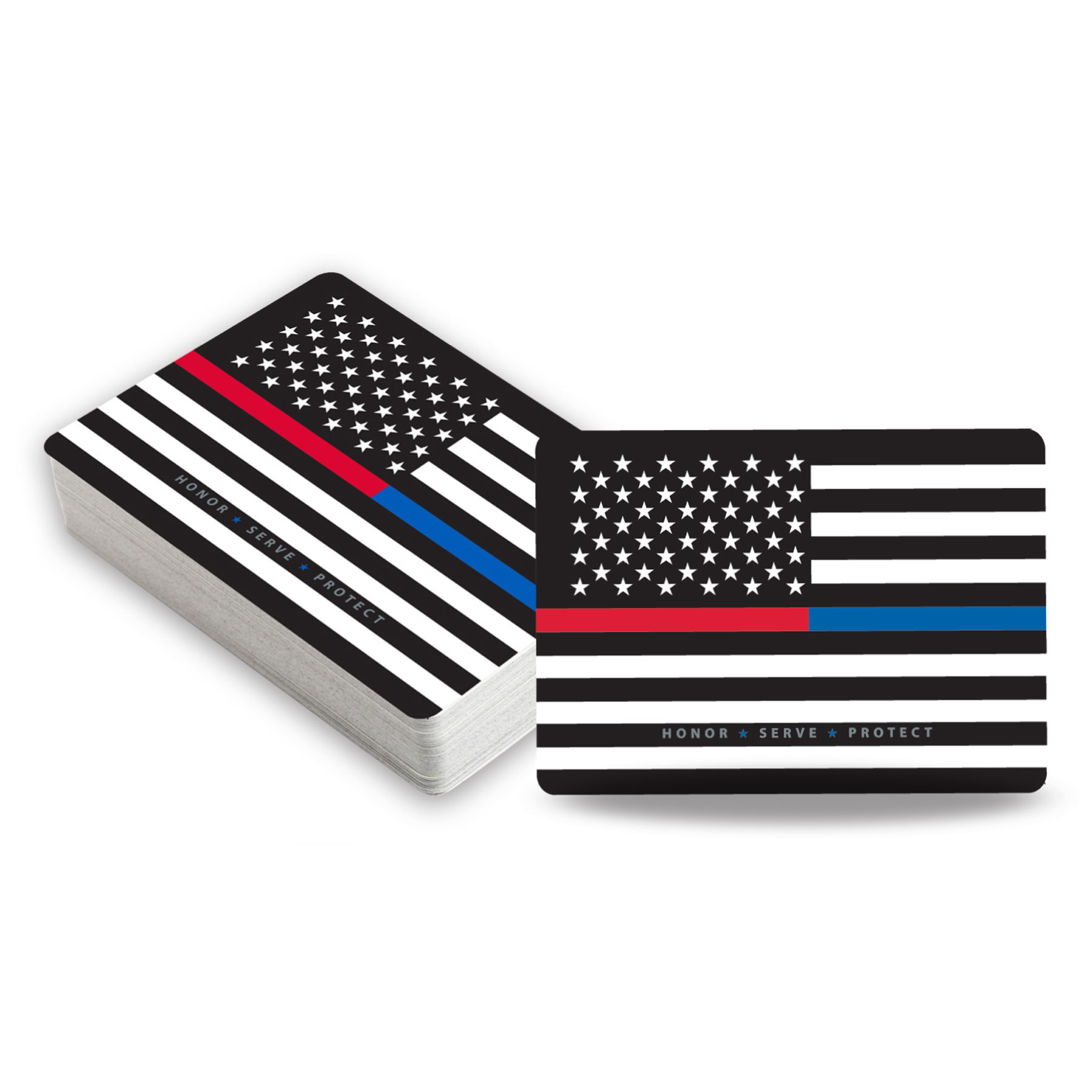 FIRST RESPONDER FLAG PLAYING CARDS