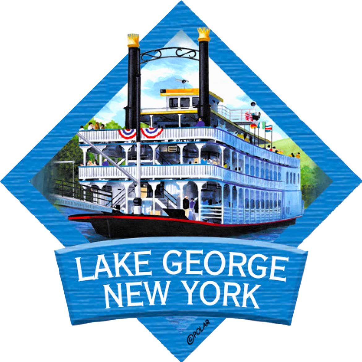 {L} LK GEORGE DIAMOND MGNT PADDWHEEL BOA