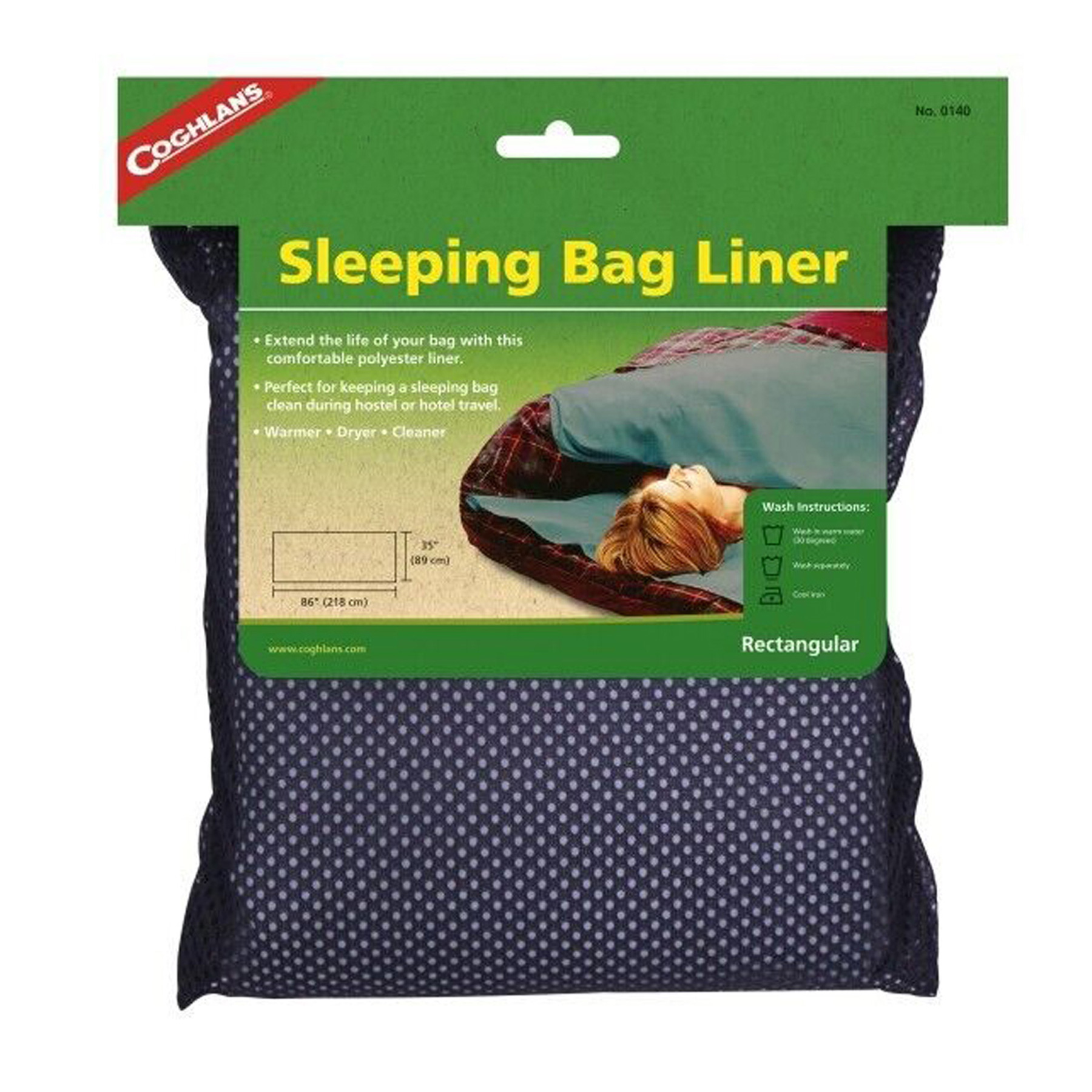SLEEPING BAG LINER REGULAR POLY/COTTON