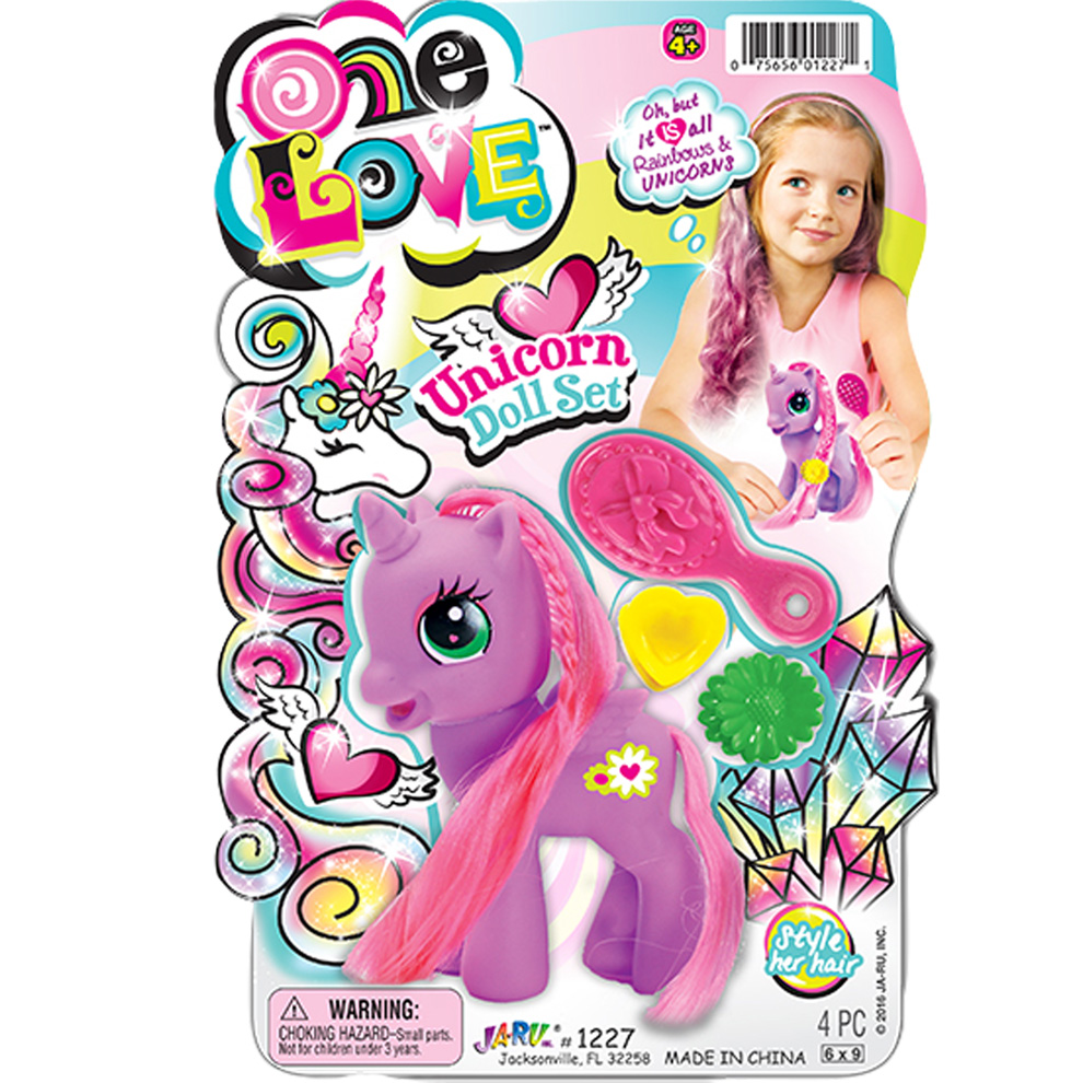 ONE LOVE UNICORN DOLL SET