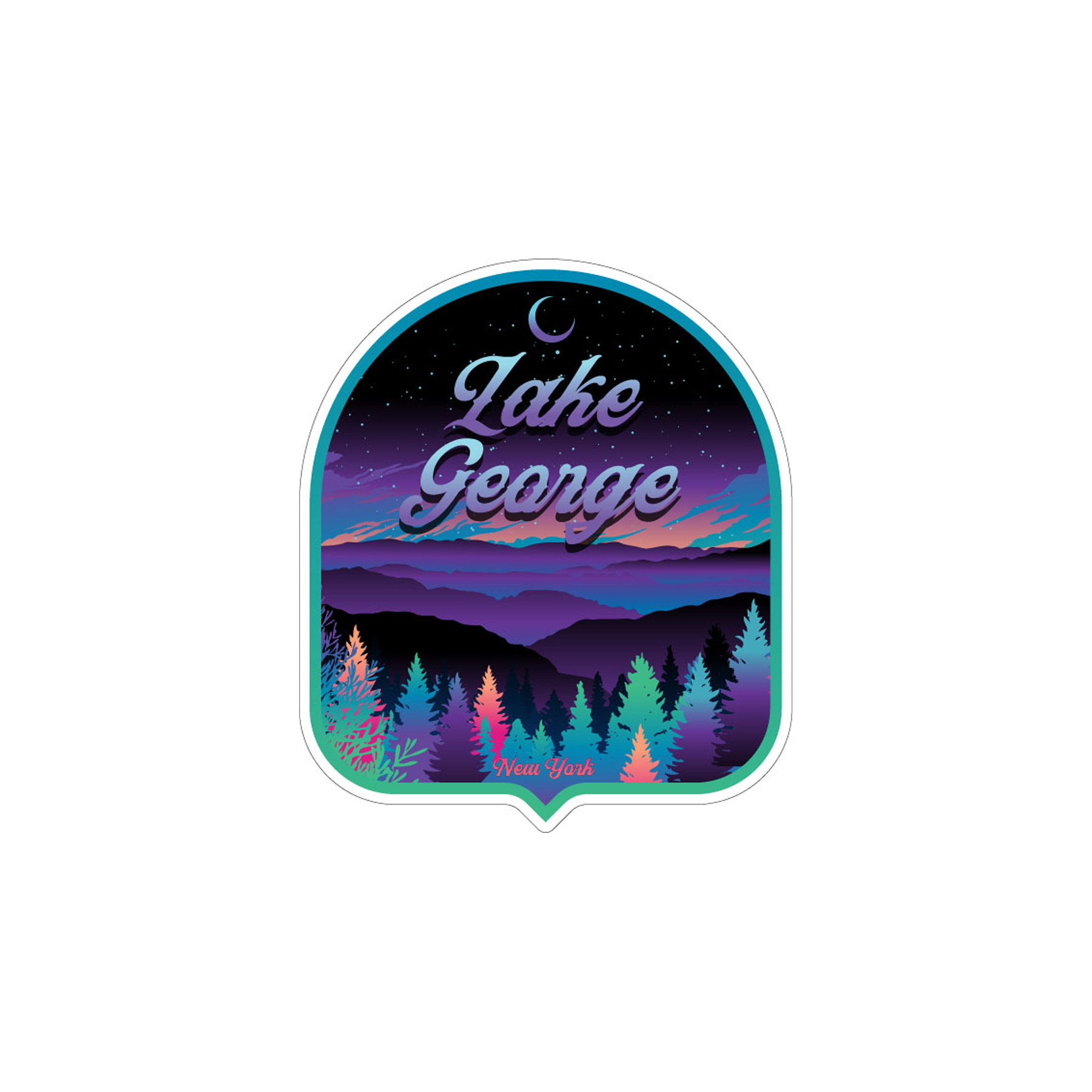 LG NEON NIGHT STICKER SM 25/BL