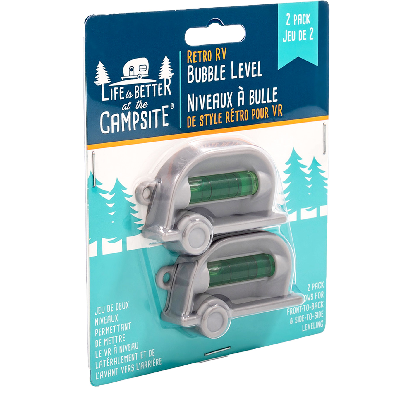 LEVEL-RETRO RV STANDARD BUBBLE 2PK