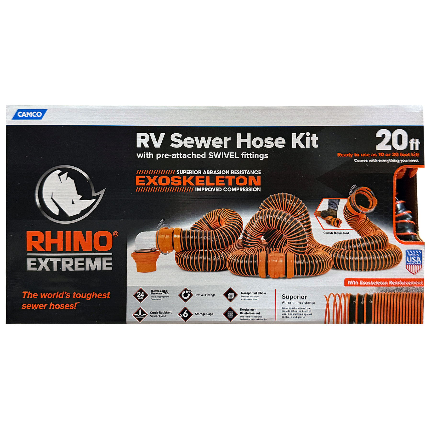 RHINO EXTREME 20' SEWER KIT