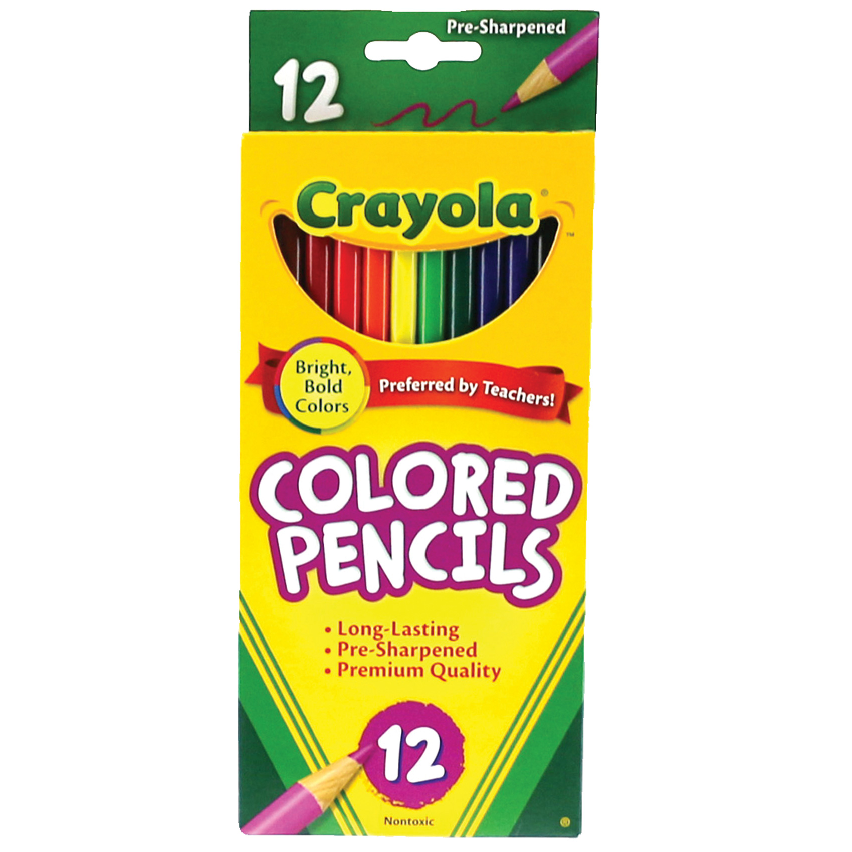 COLORED PENCILS 12 CT CRAYOLA